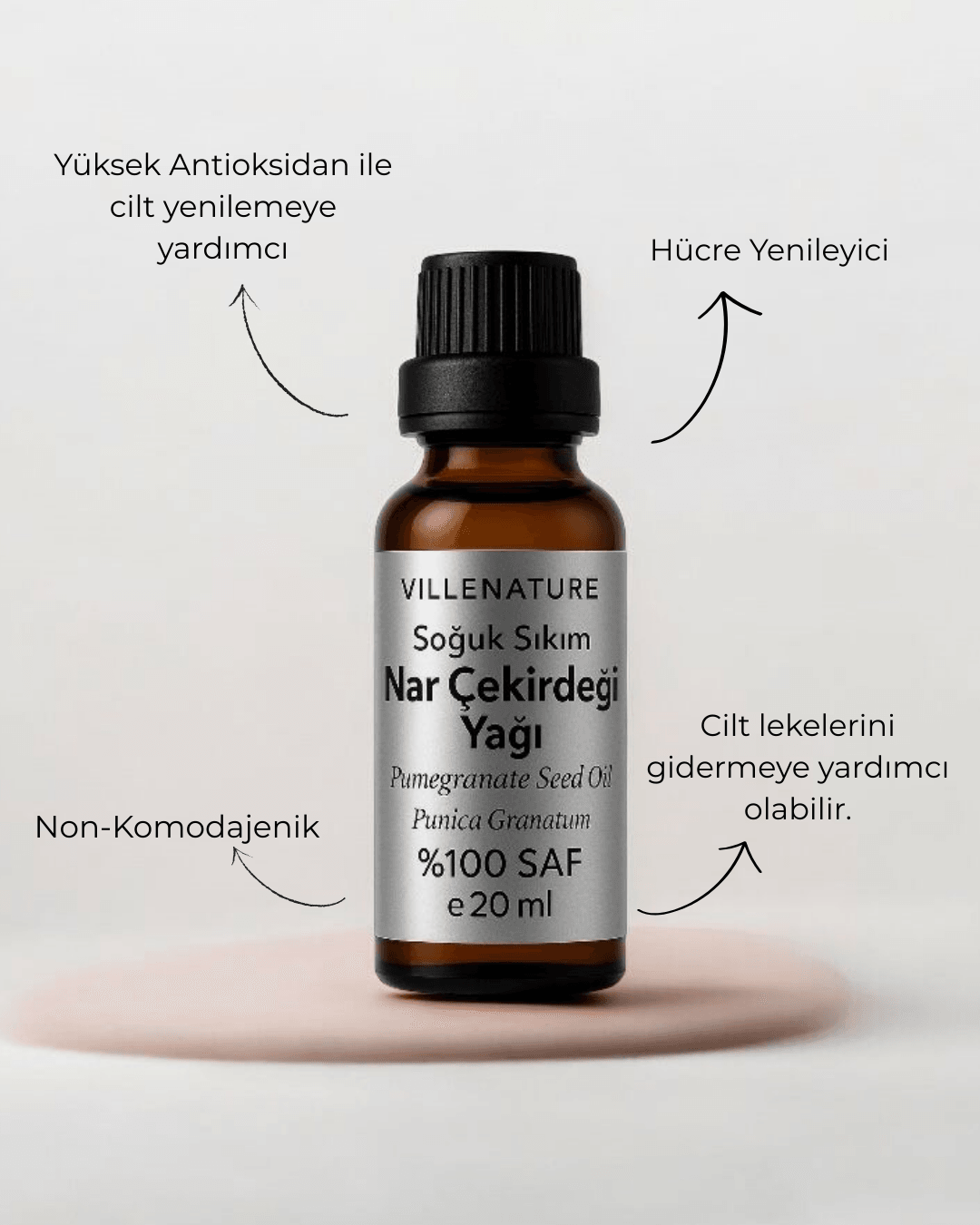 Soğuk Sıkım NAR ÇEKİRDEĞİ YAĞI 