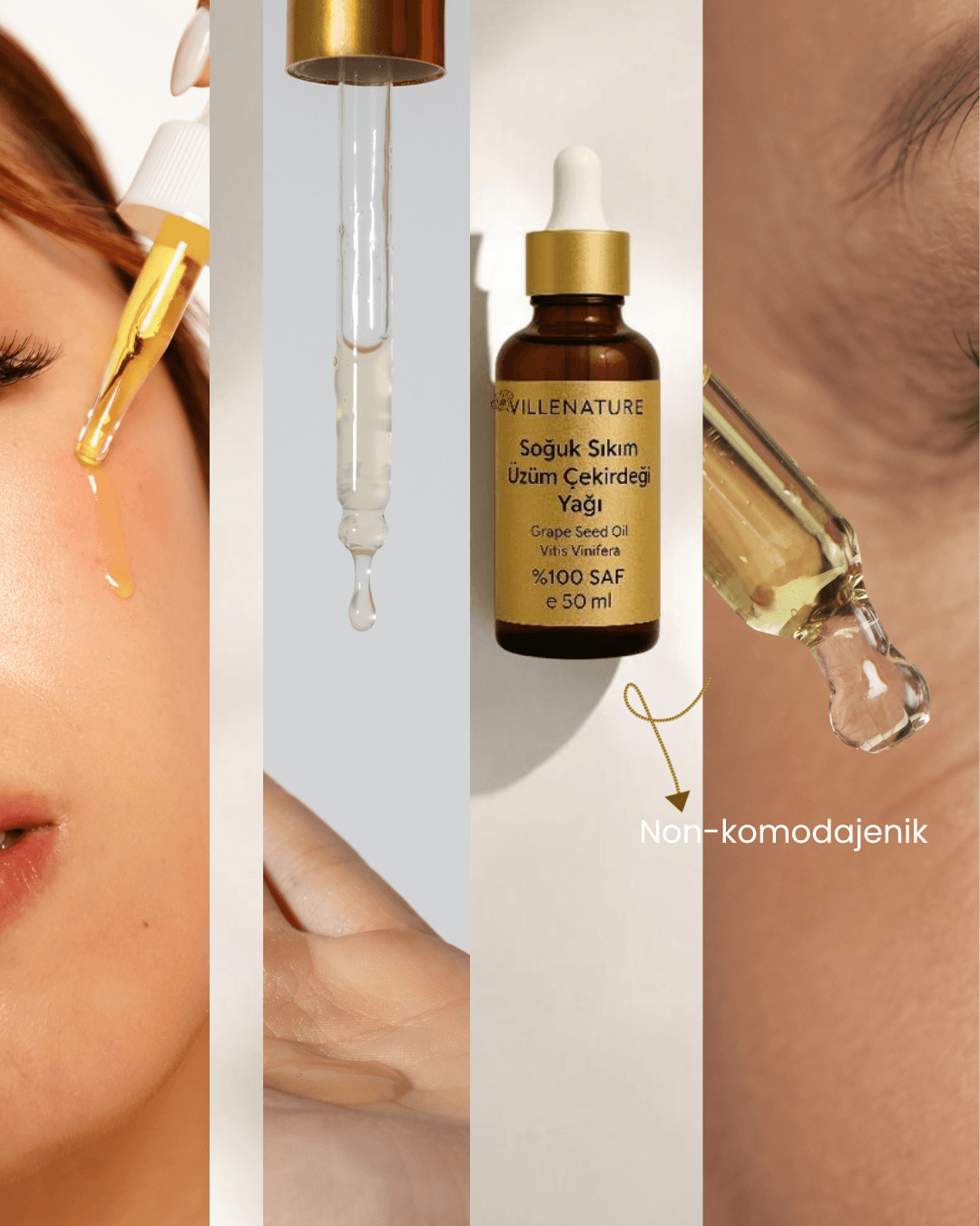Soğuk Sıkım ÜZÜM ÇEKİRDEĞİ YAĞI 50 ML