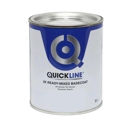 PPG Quickline Mercedes 197 Volkanik Siyah Bazkat Akrilik Sonkat Oto Boyası 1 Lt