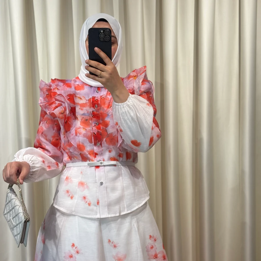 ✨İthal Etek Gömlek Takım ✨