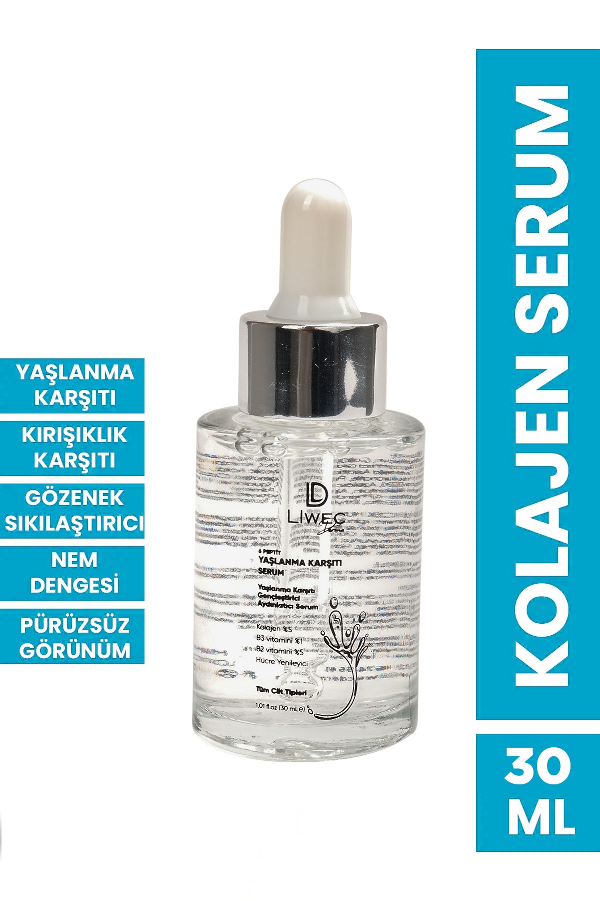 Liwec Derma YAŞLANMA KARŞITI SERUM  30 ML