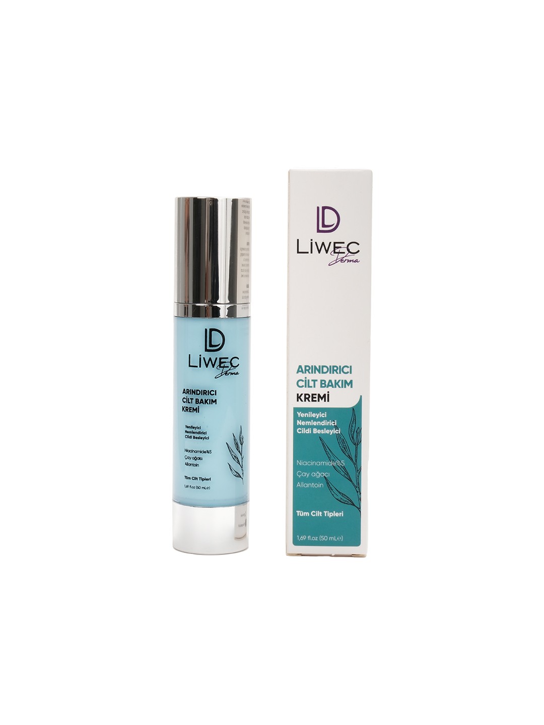 Liwec Derma ARINDIRICI CİLT BAKIM KREM  PURIFYING SKIN CARE 50 ML