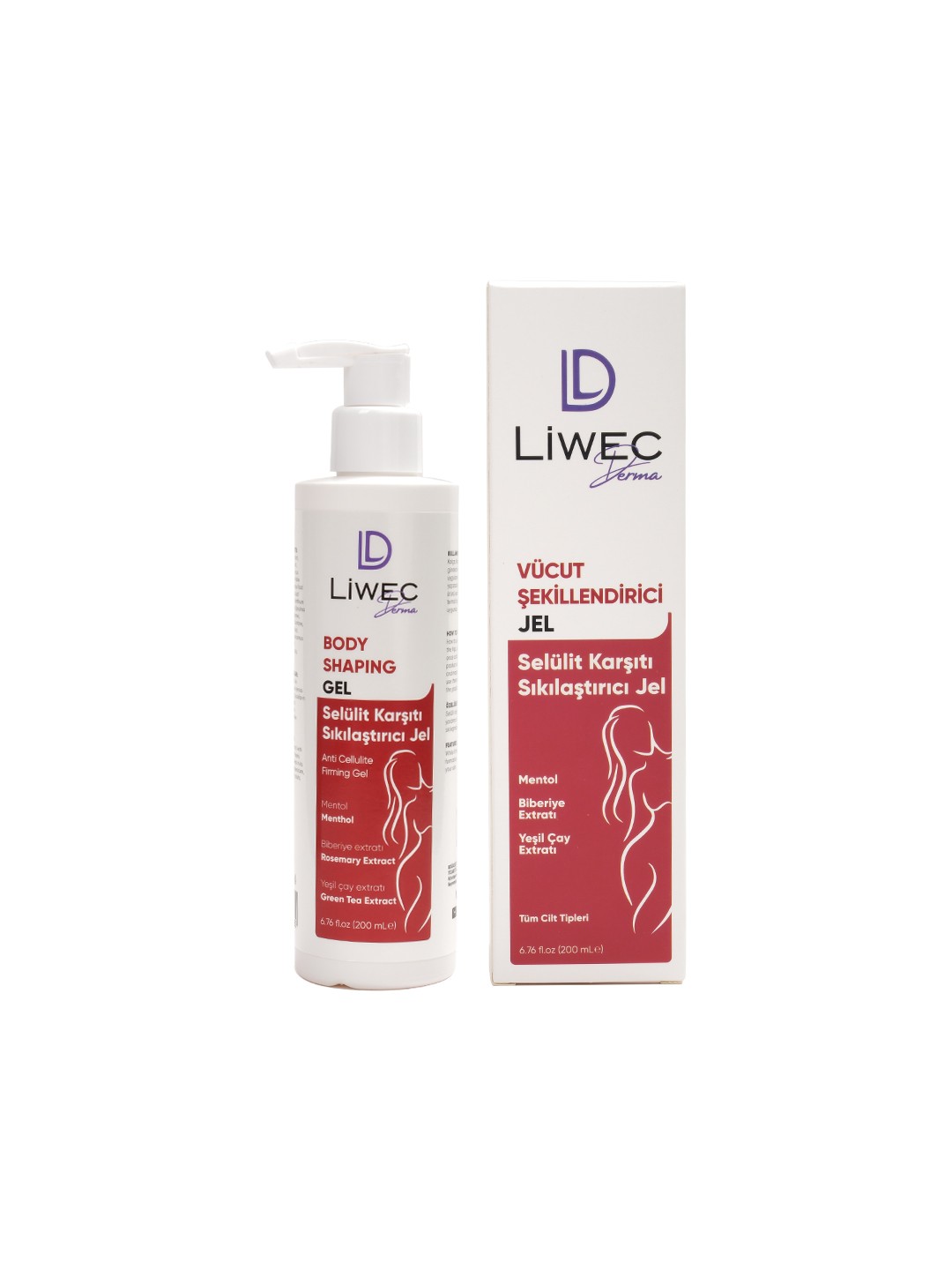 Liwec Derma VÜCUT ŞEKİLLENDİRİCİ JEL BODY SHAPING GEL 200 ML