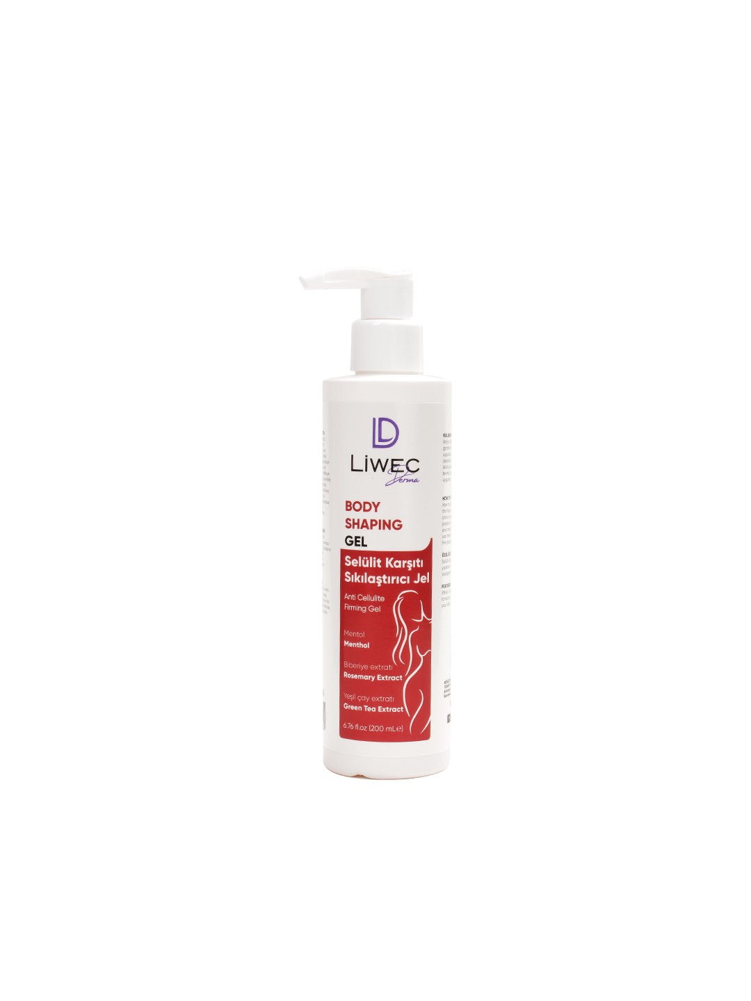 Liwec Derma VÜCUT ŞEKİLLENDİRİCİ JEL BODY SHAPING GEL 200 ML