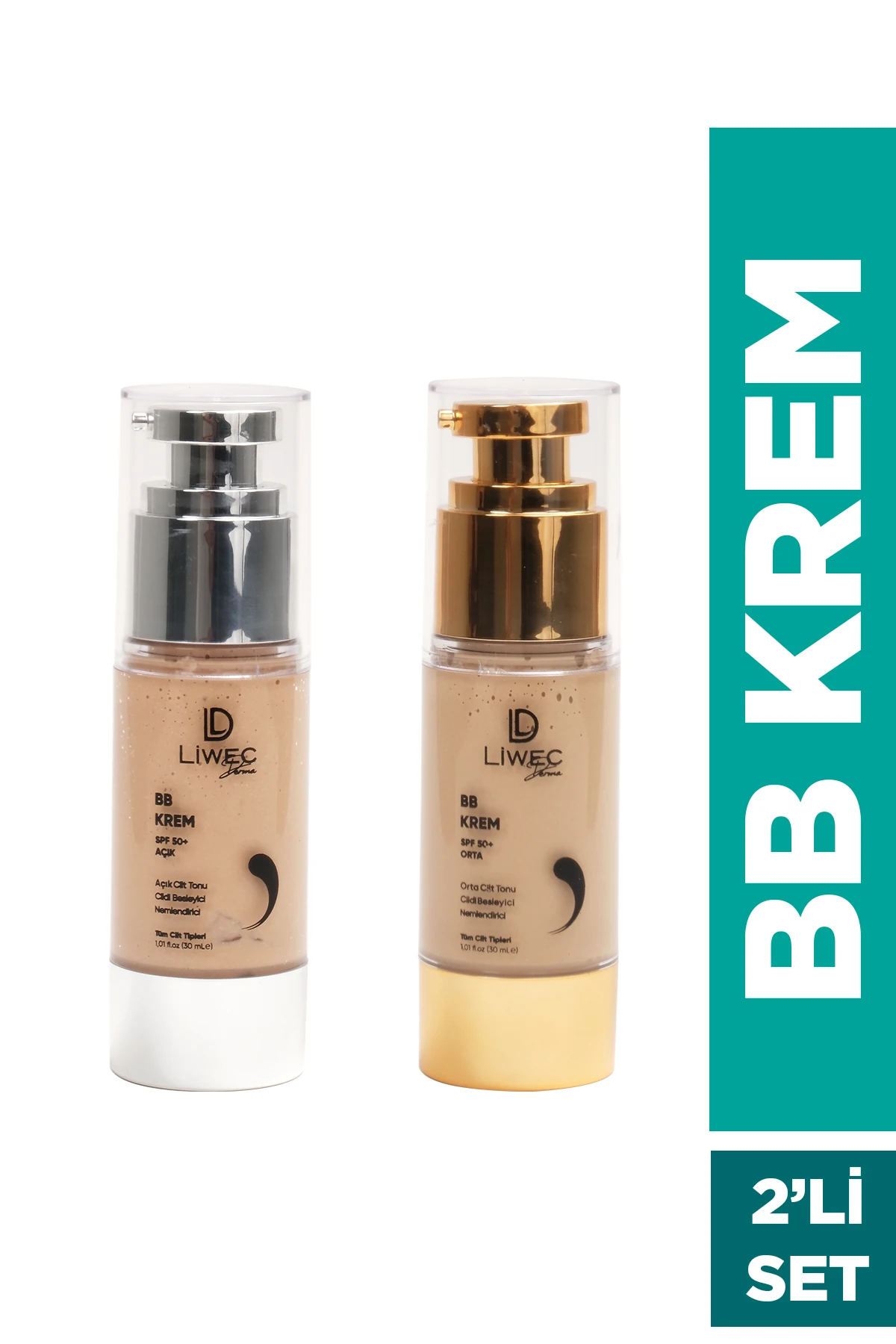 Liwec Derma BB Krem 2'li Set