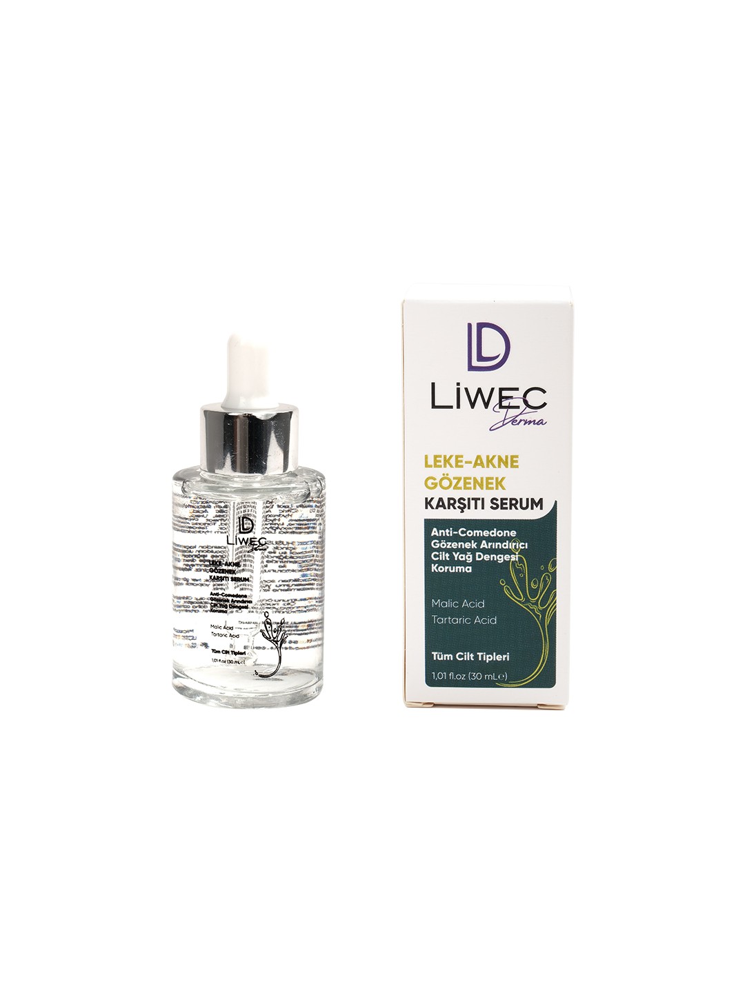 Liwec Derma LEKE AKNE GÖZENEK KARŞITI SERUM 30 ML