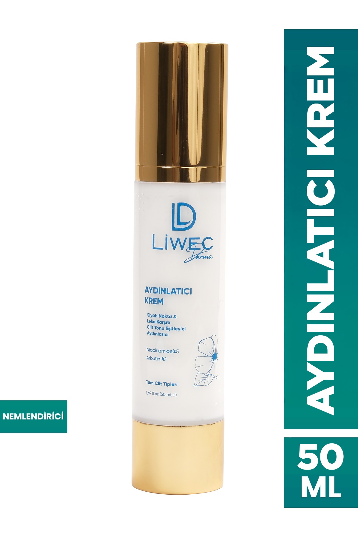 Liwec Derma AYDINLATICI KREM BRIGHTENING CREAM 50 ML