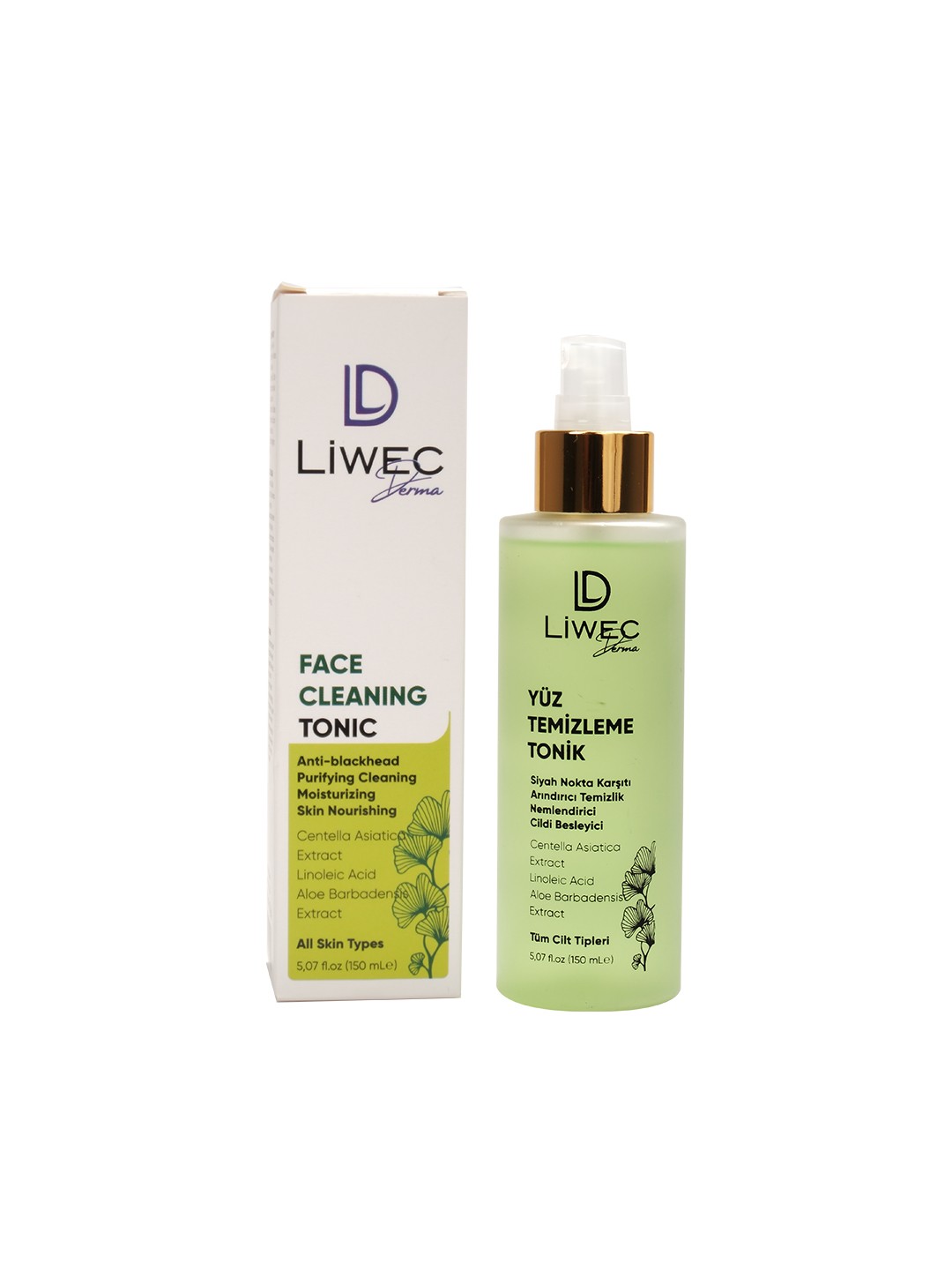 Liwec Derma YÜZ TEMİZLEME TONİK - FACE CLEANING TONIC 150ML