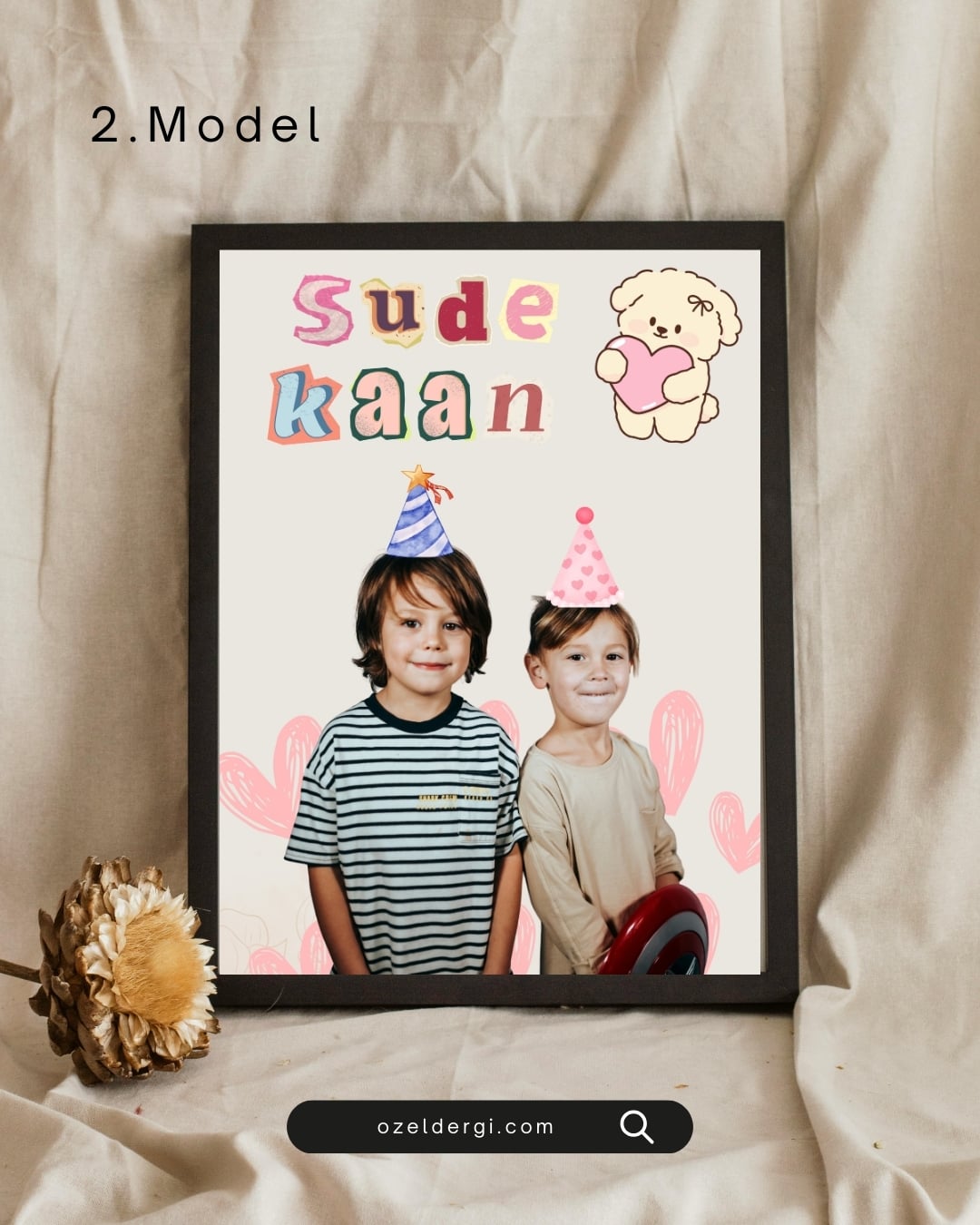 Küçüklük Tablosu-Çerçeveli Poster 