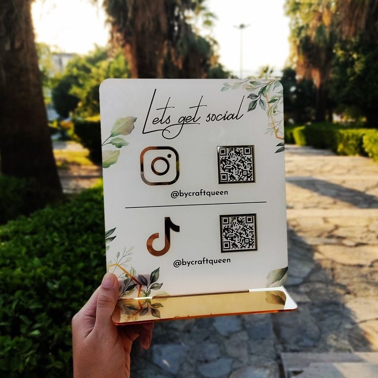 Lüks 2'li Gold Detaylı QR Pano