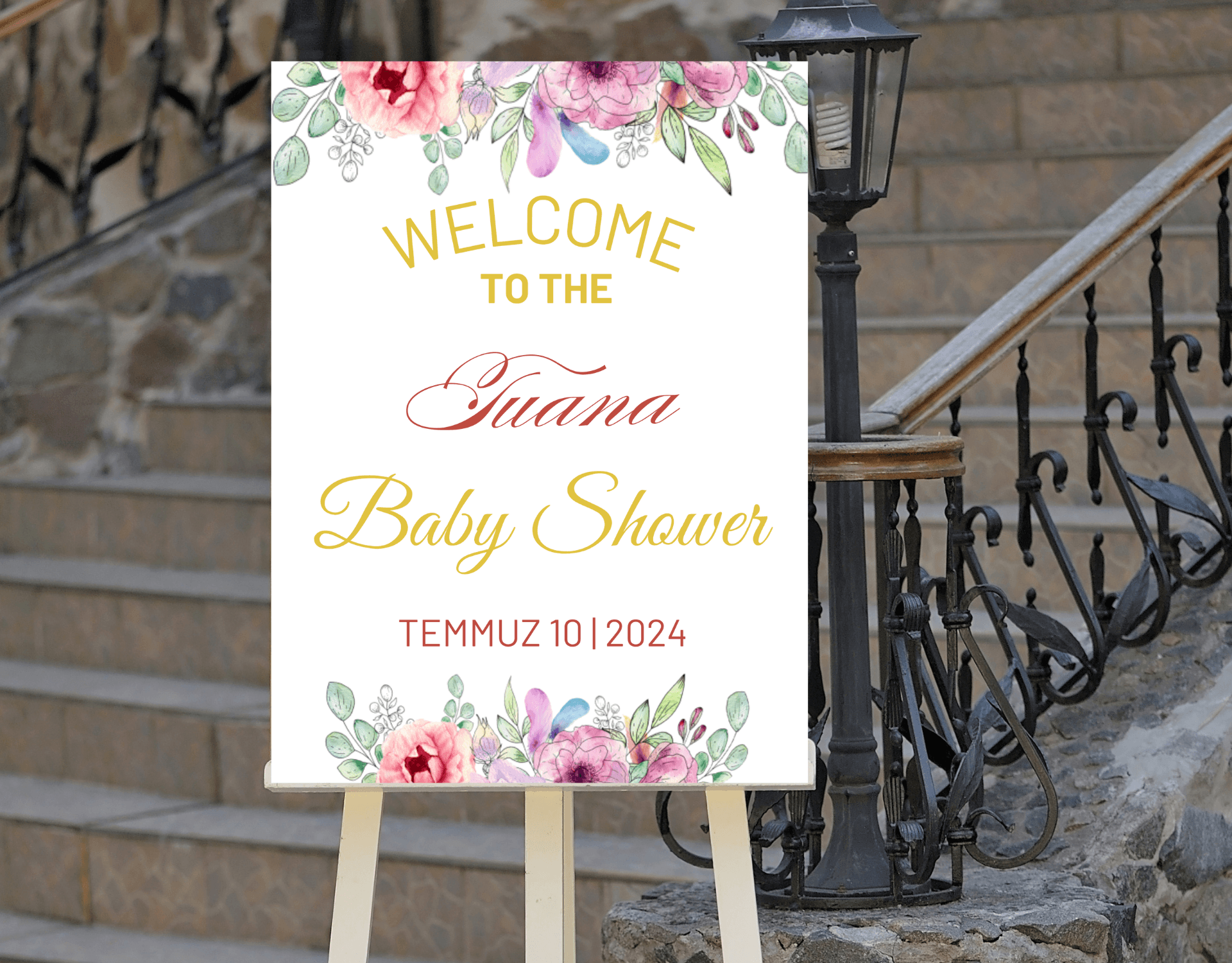 Baby Shower Karşılama Standı2