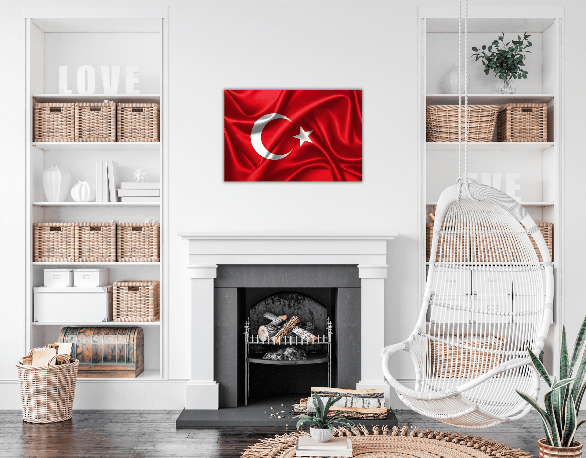 Türk Bayrağı Pleksi Tablo