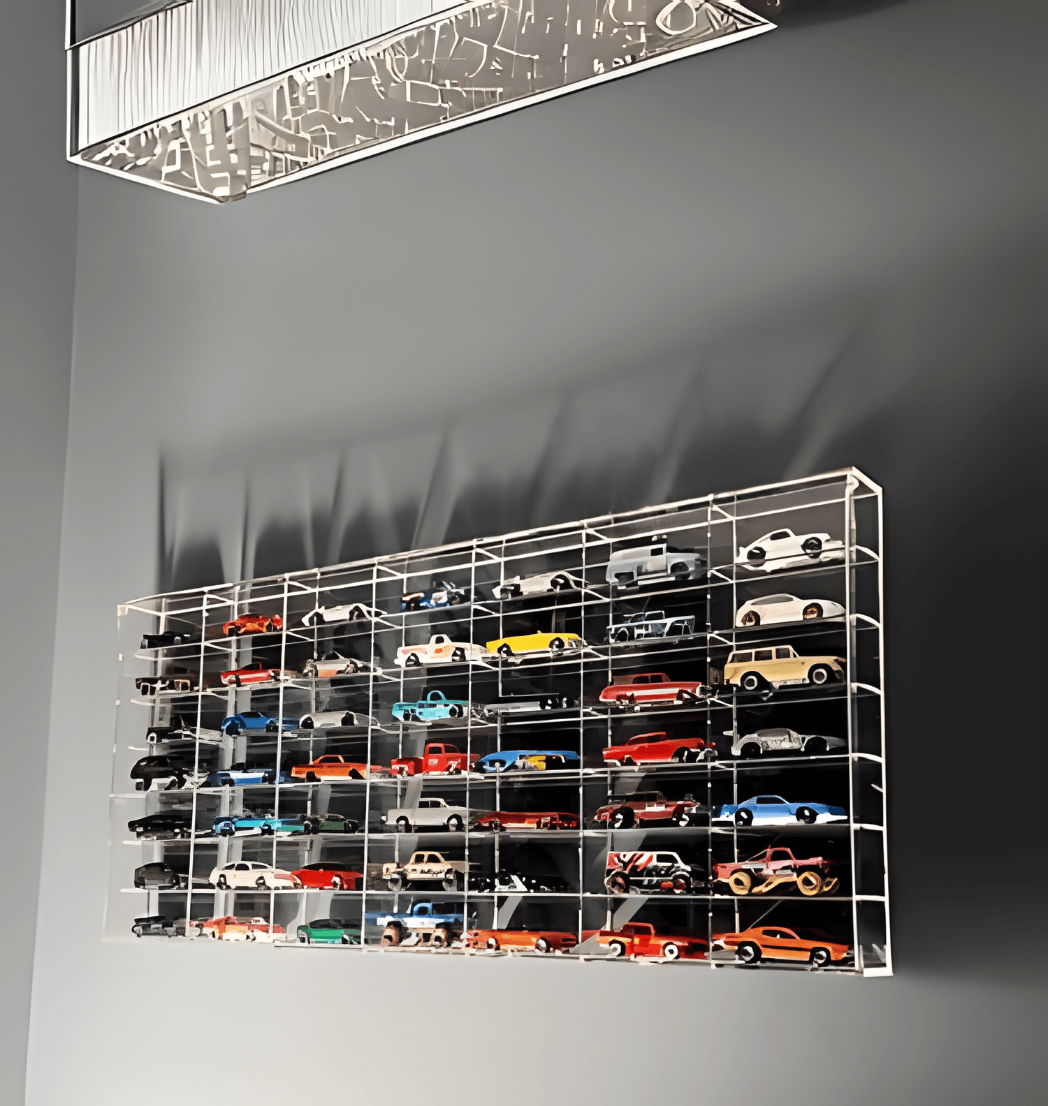 Hot Wheels Pleksi Oyuncak Araba Rafı