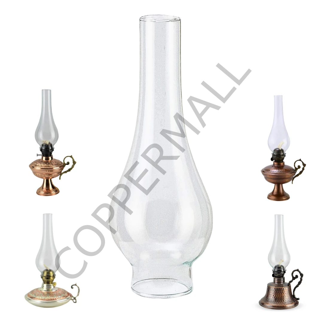 Gaz Lambası Camı No 14 Büyük Boy Kandiller için