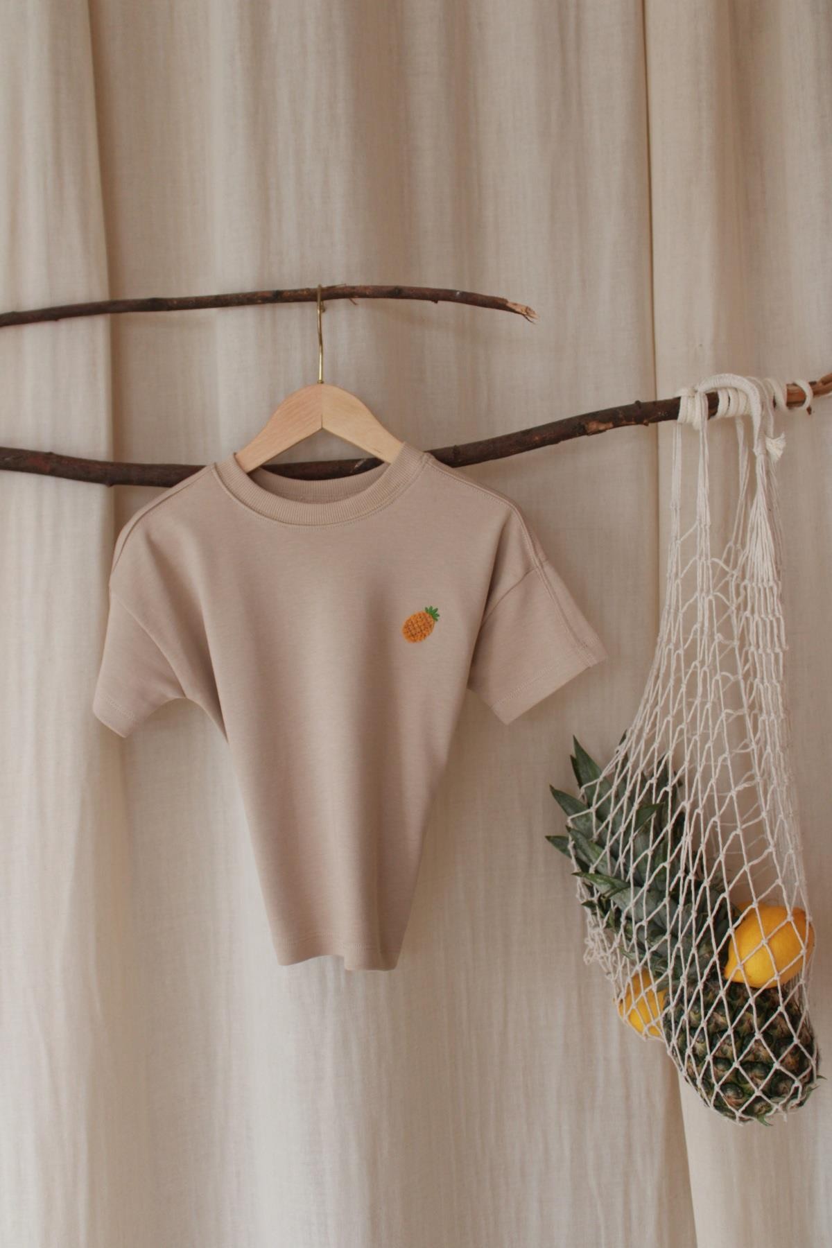 Oh La La Koala Ananas Nakışlı Oversize T-shirt