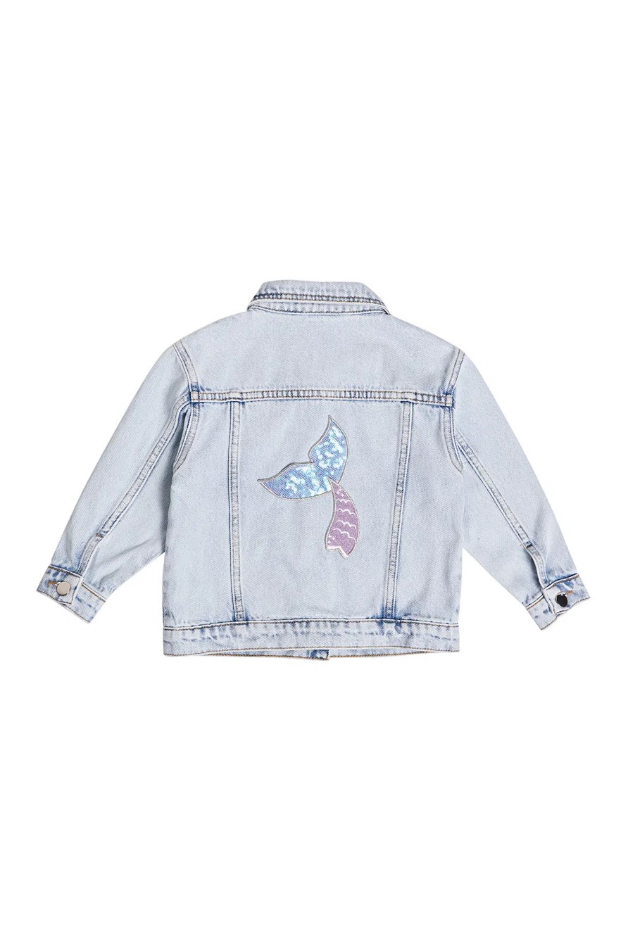 Minycenter Kız Çocuk Denim Ceket