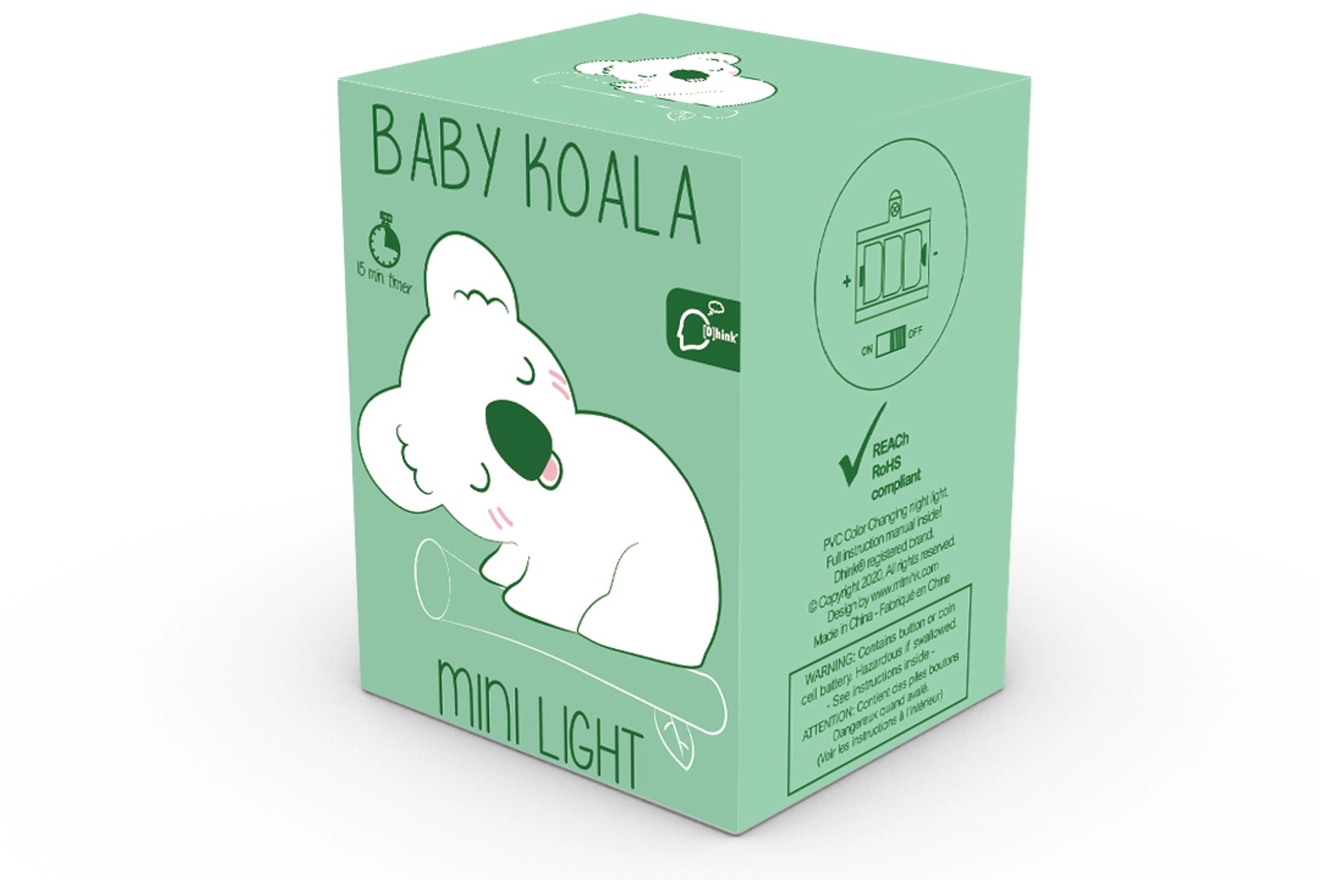 DHİNK BABY KOALA GECE LAMBASI