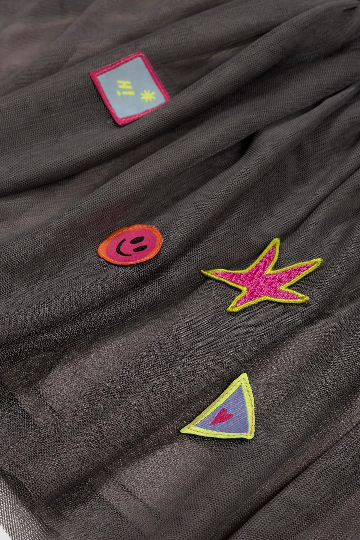 BEETLEBEEZ Giggly Shapes Tül Etek - Gri