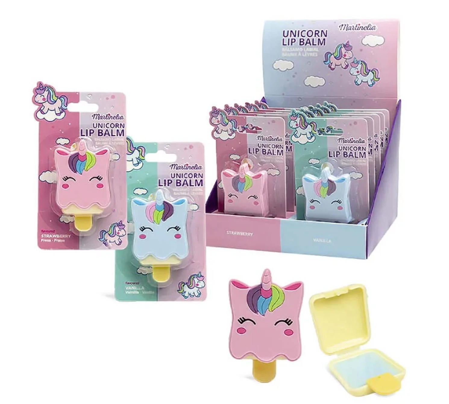 Martinelia World Unicorn Keychain Lip Balm