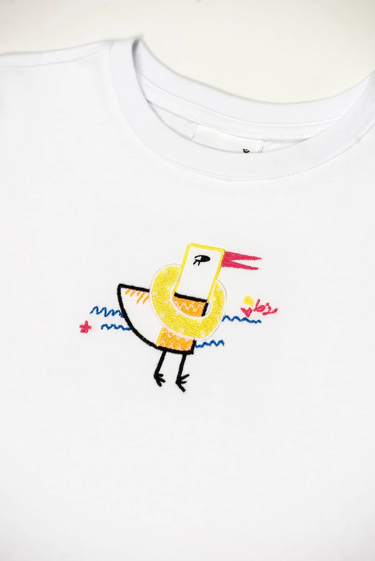 BEETLEBEEZ Wings And Waves T-Shirt - Beyaz