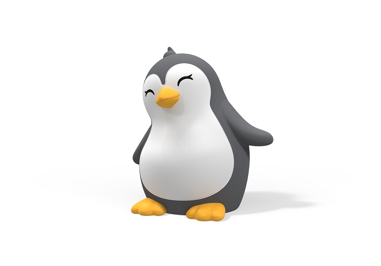 Dhink Silikon Şarjlı Gece Lambası Penguen