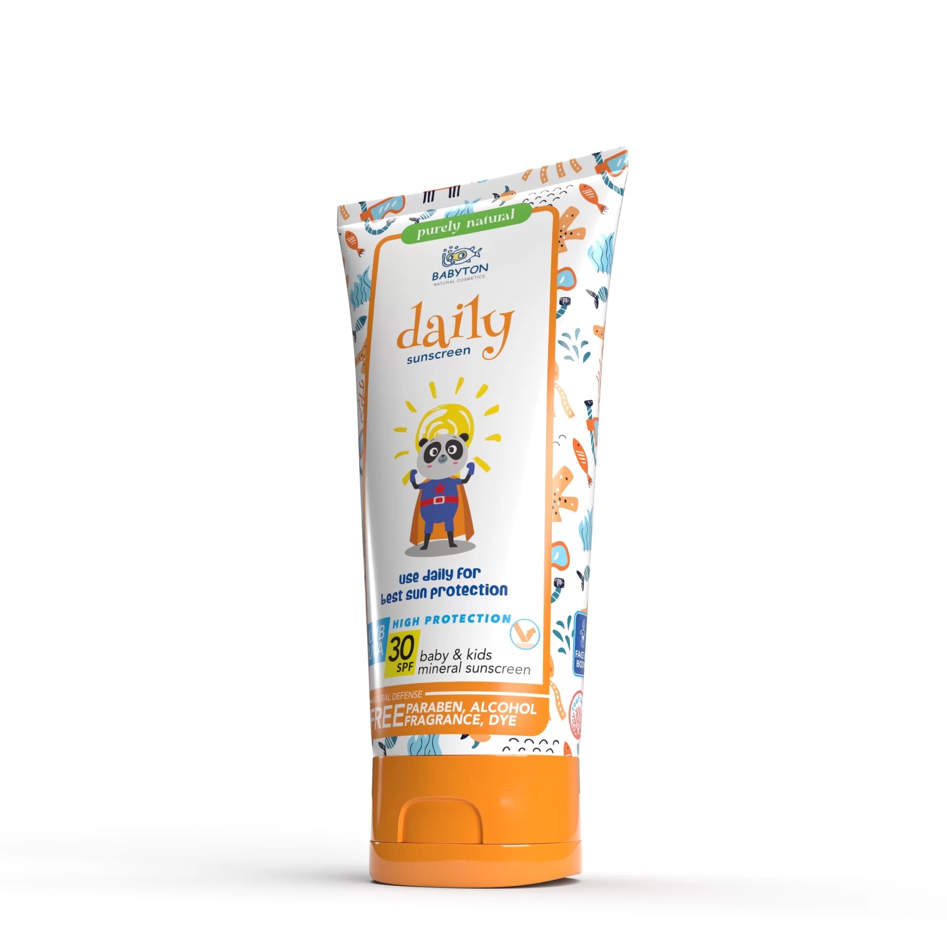 BABYTON Bebek ve Çocuklar İçin Günlük Güneş Koruyucu Krem 50 Ml