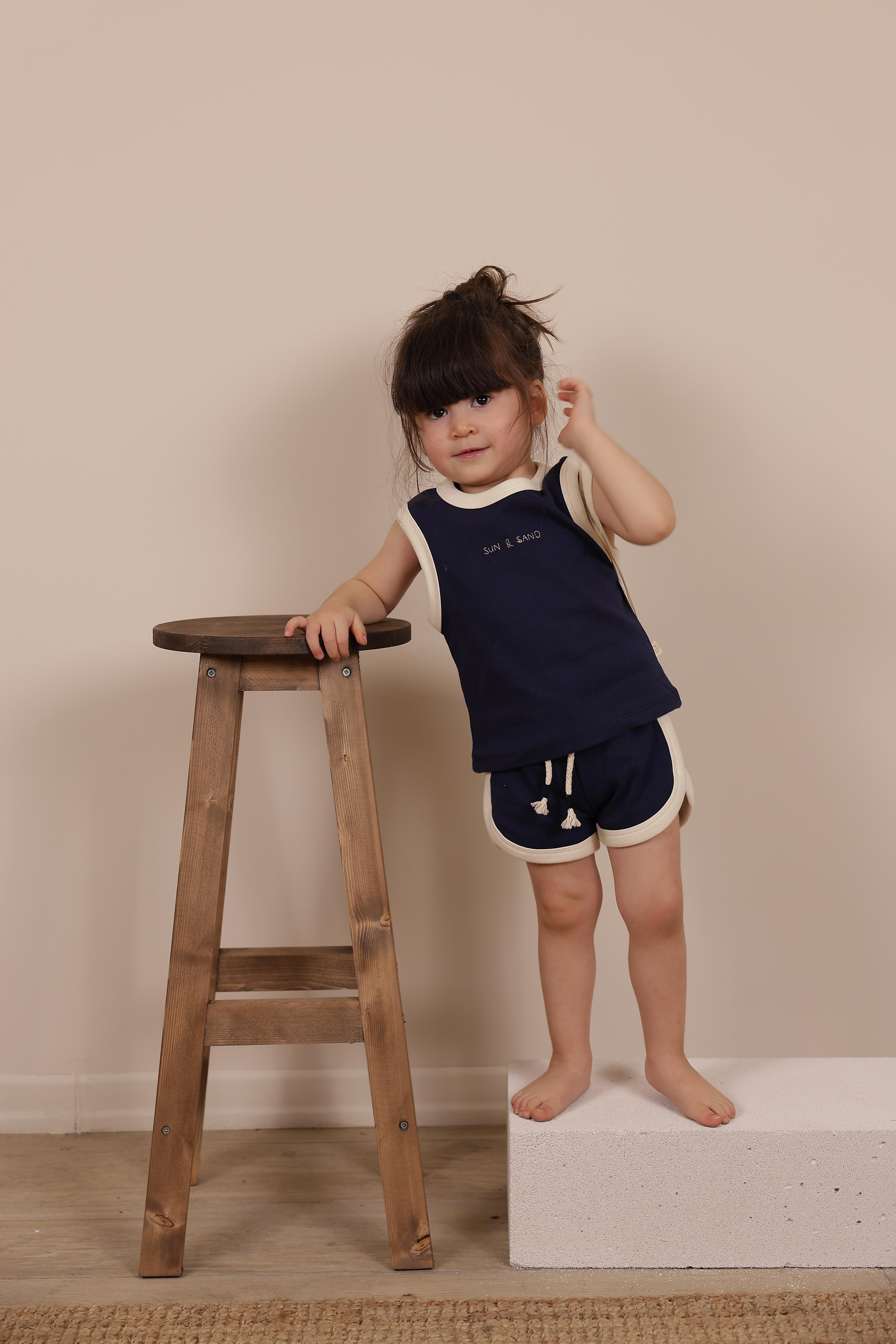 Oh La La Koala Lacivert Unisex Atlet Şort Takım