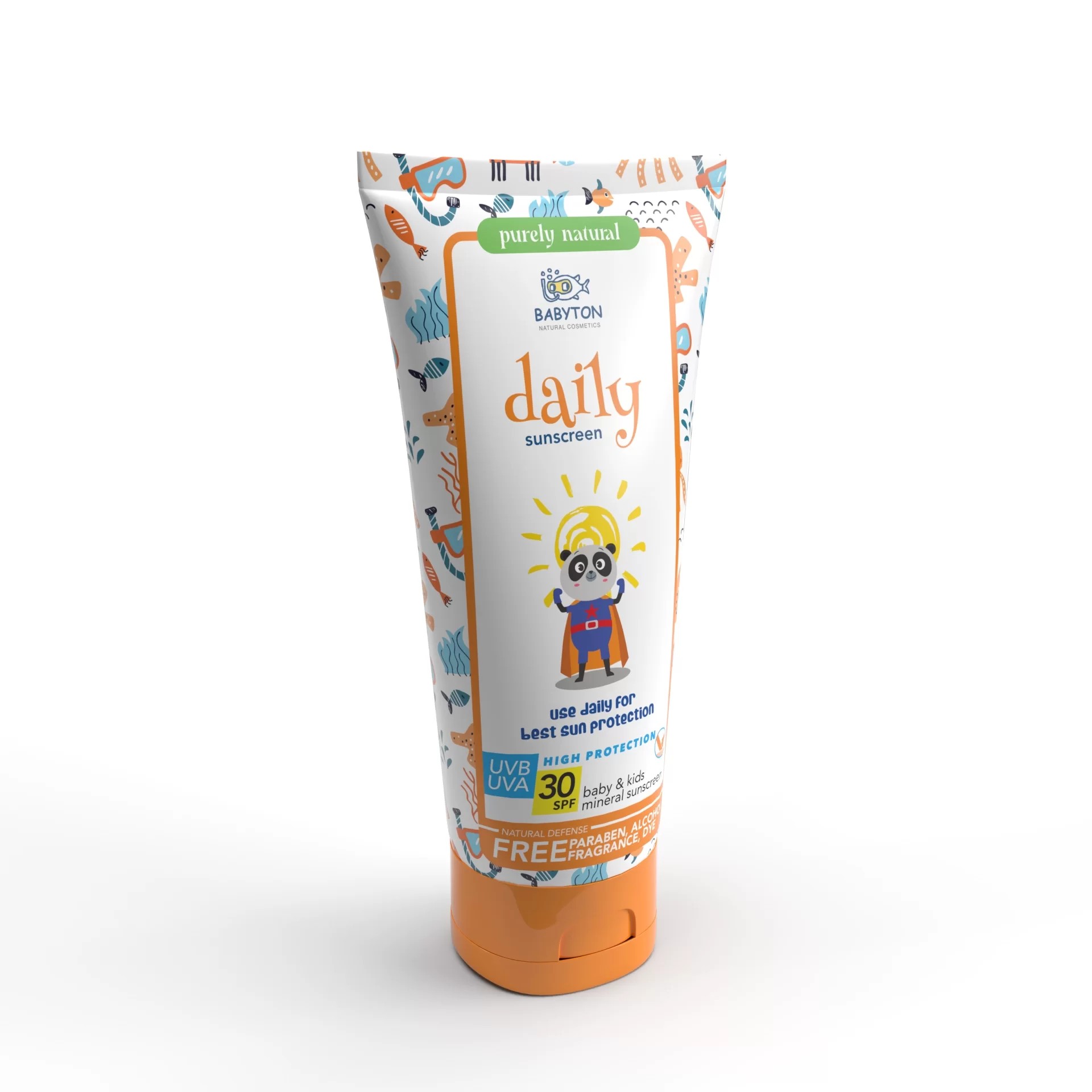 BABYTON Bebek ve Çocuklar İçin Günlük Güneş Koruyucu Krem 50 Ml