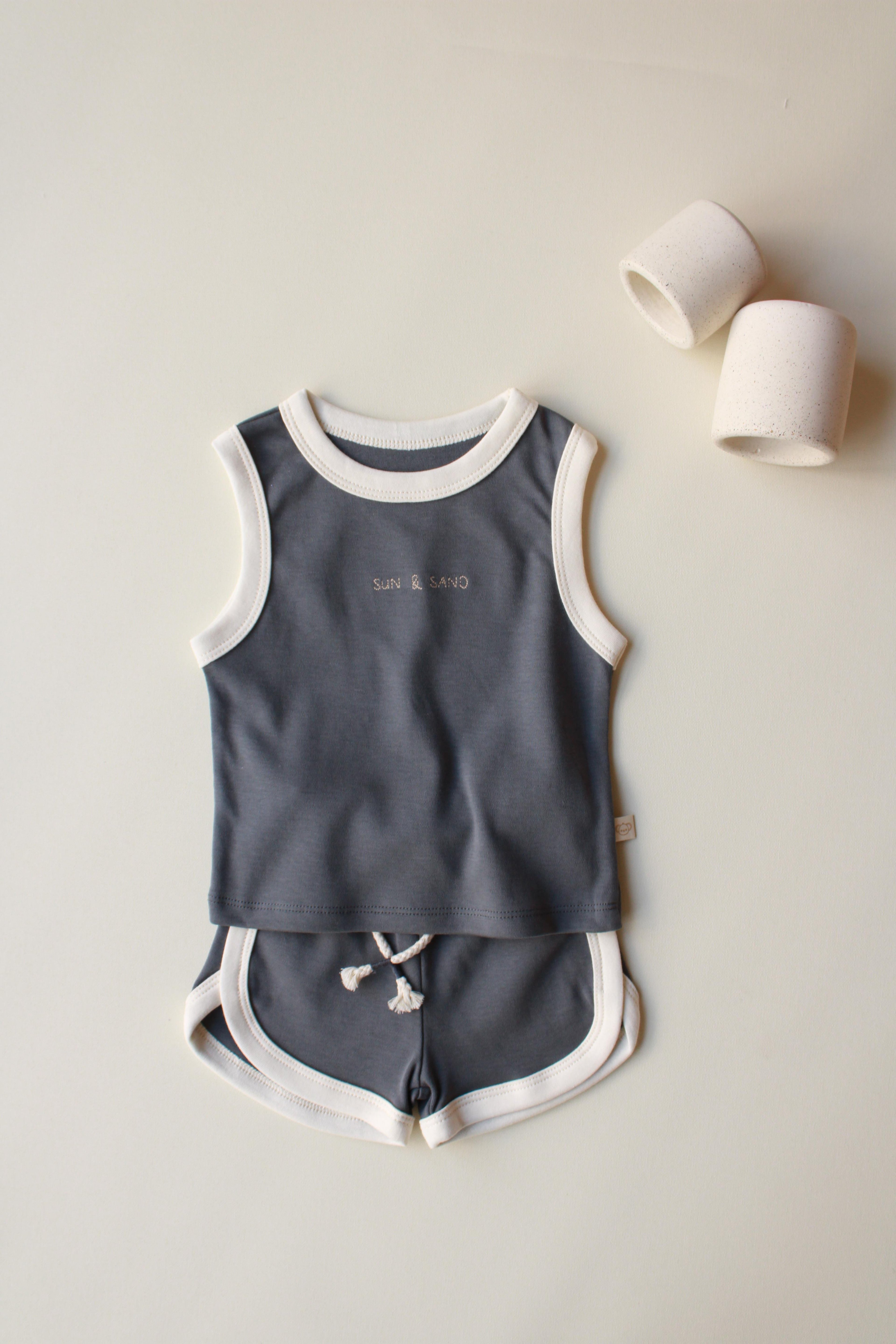 Oh La La Koala Antrasit Unisex Atlet Şort Takım