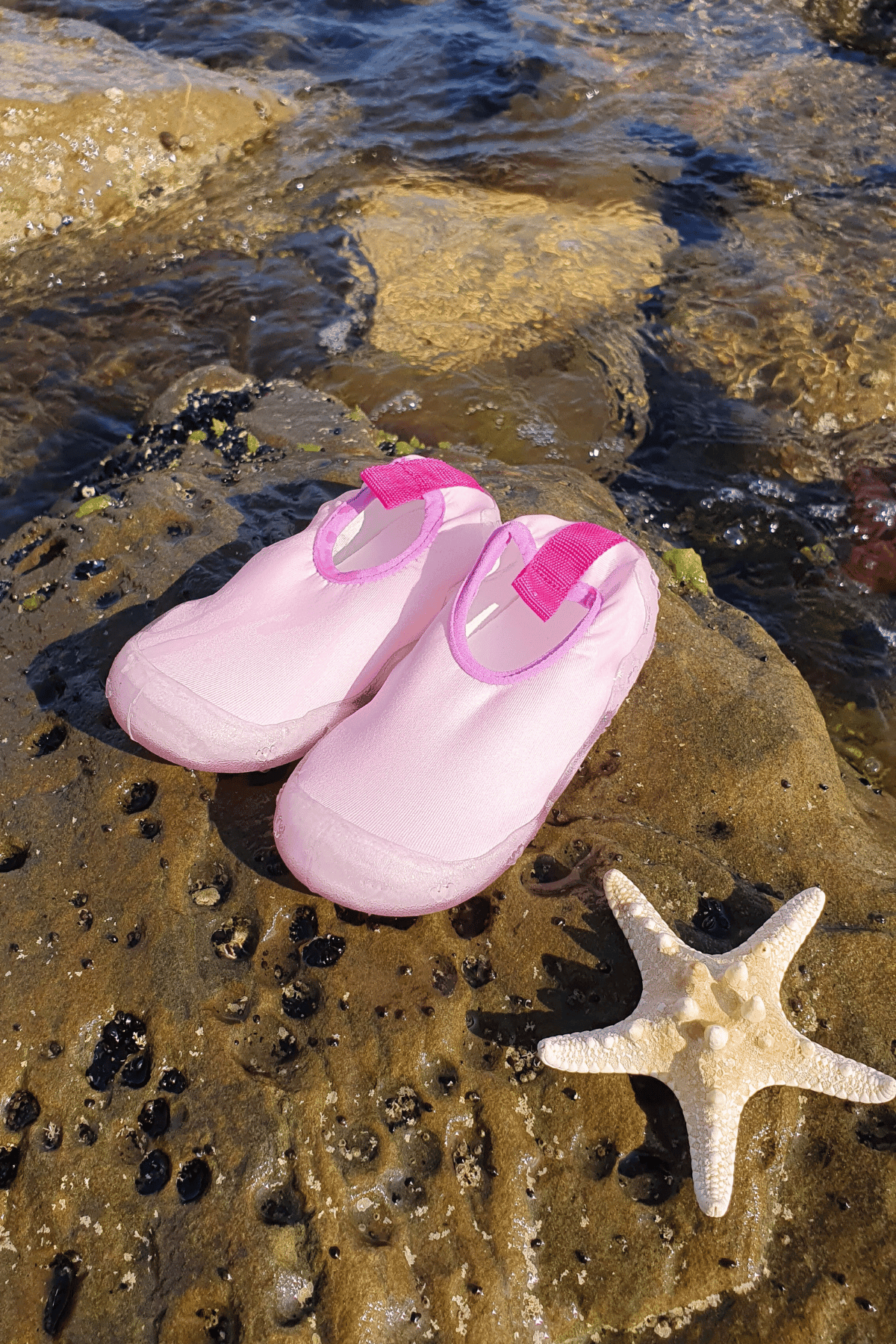 First Step Pembe Kız Çocuk Kaydırmaz Taban Deniz Ayakkabısı