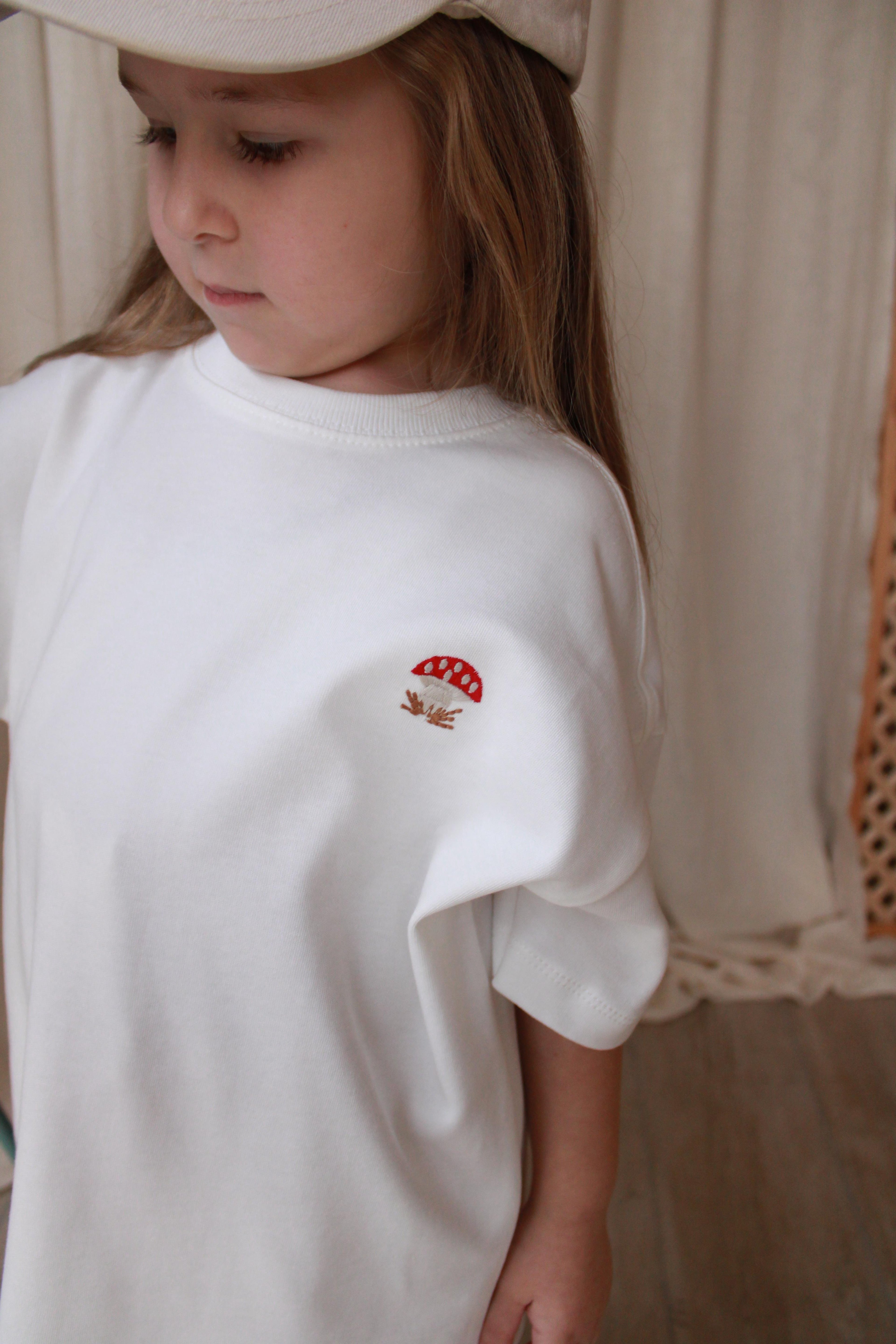 Oh La La Koala Mantar Nakışlı Oversize T-shirt