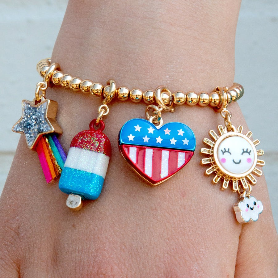 Charm It! Kolye & Bileklik Charm // Gold Sunshine