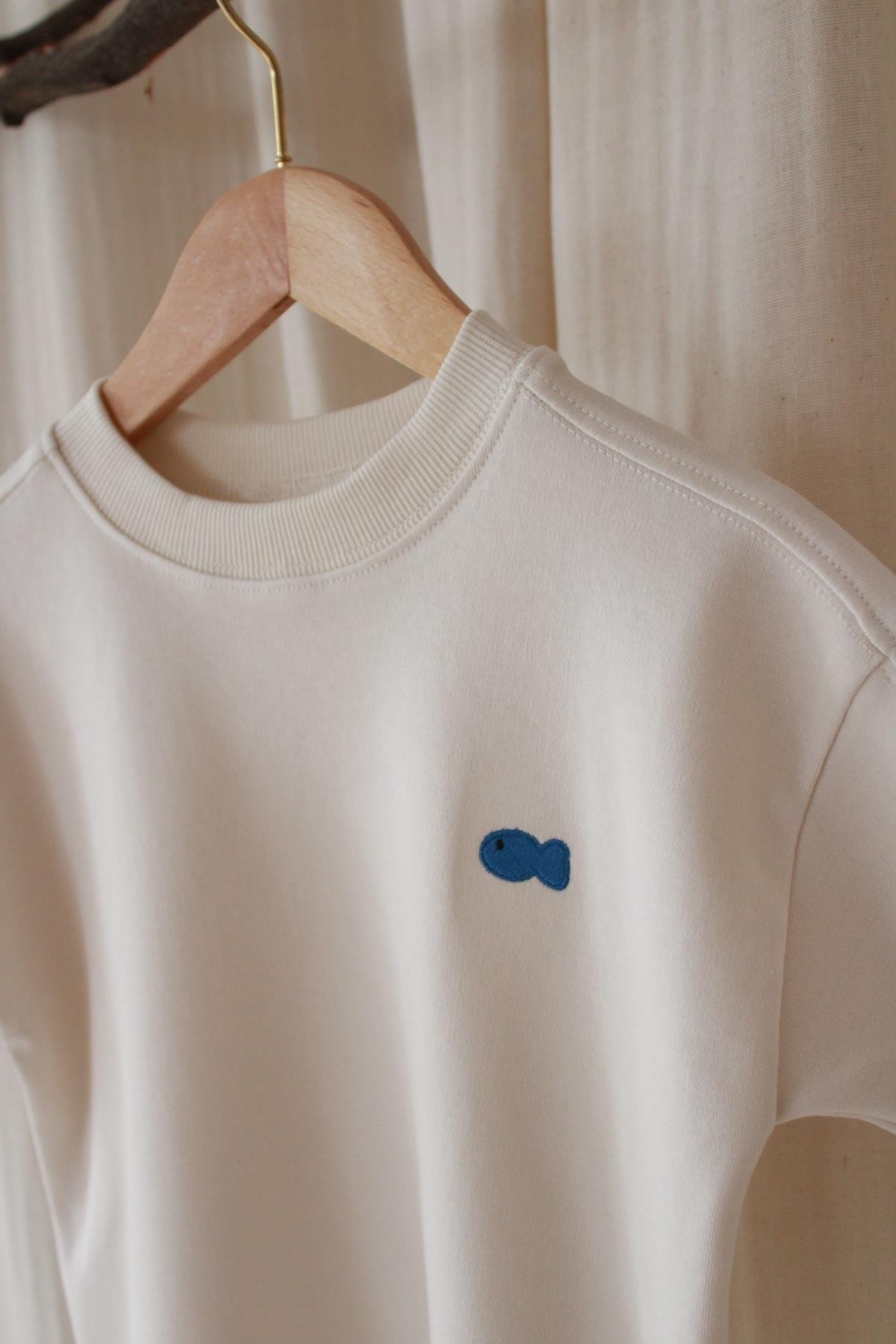 Oh La La Koala Balık Nakışlı Oversize T-shirt