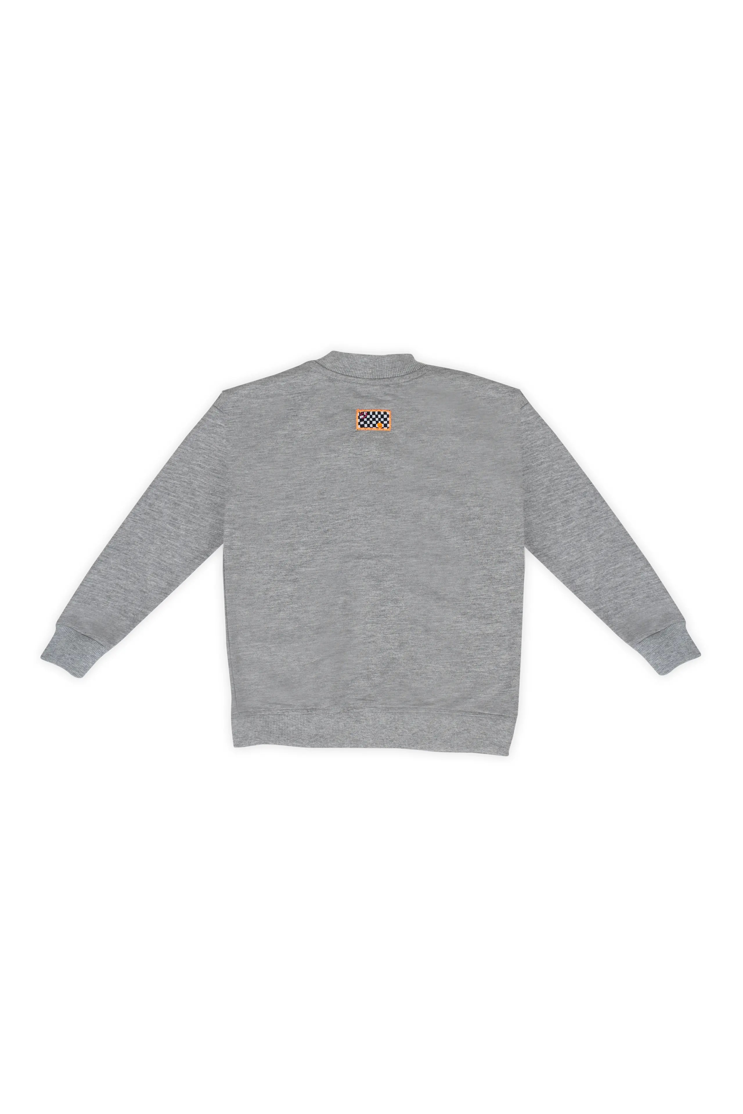 BEETLEBEEZ Happy Sun Zipped Sweatshirt - Grey