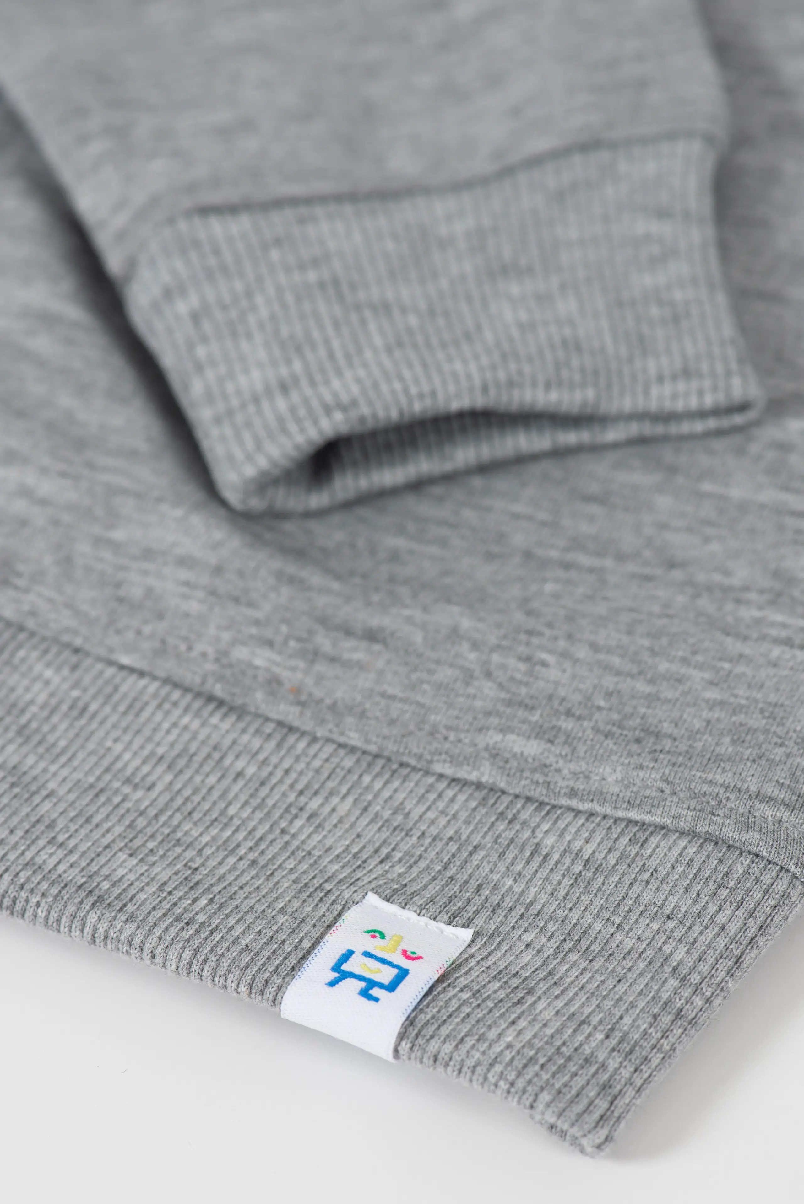 BEETLEBEEZ Happy Sun Zipped Sweatshirt - Grey