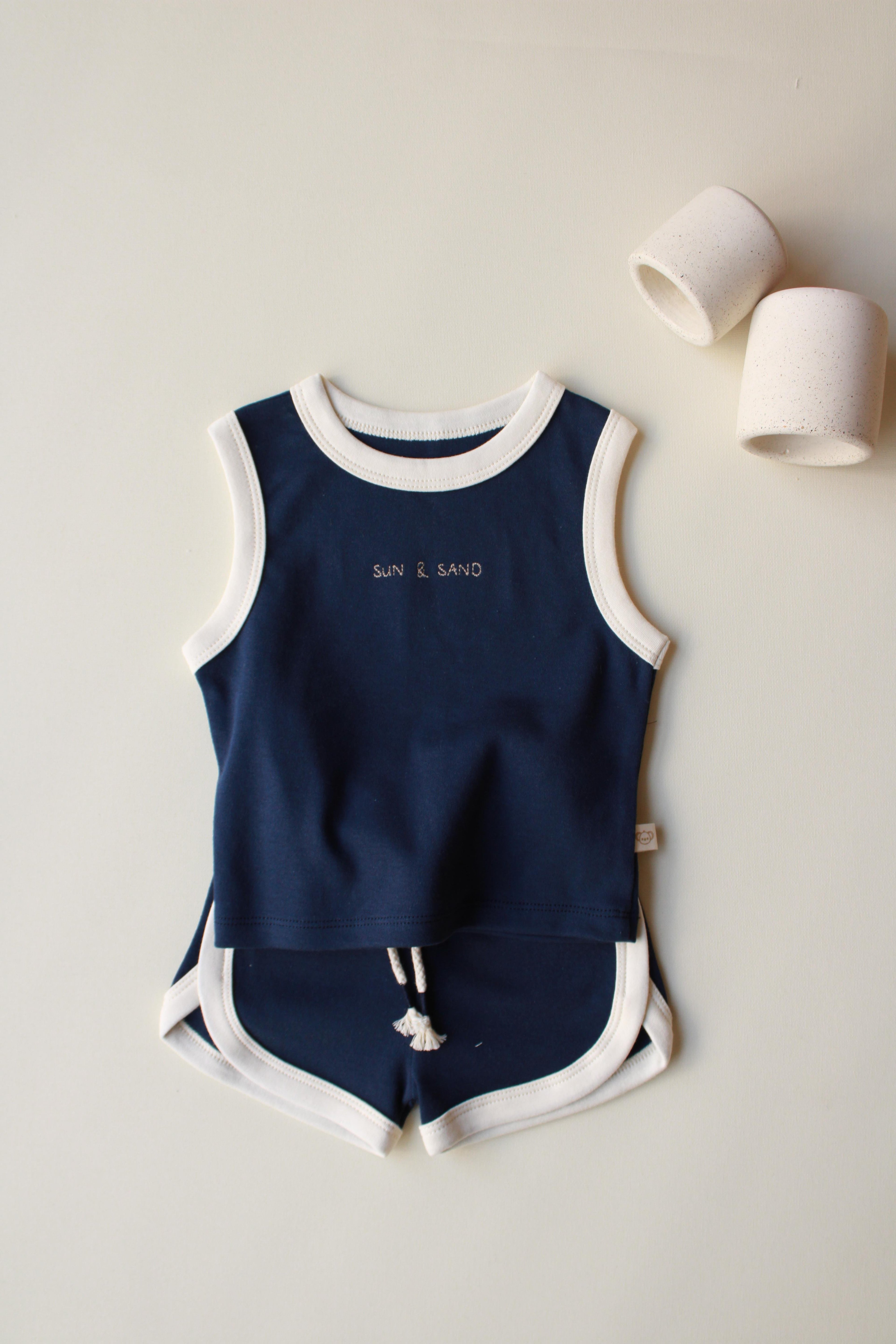 Oh La La Koala Lacivert Unisex Atlet Şort Takım