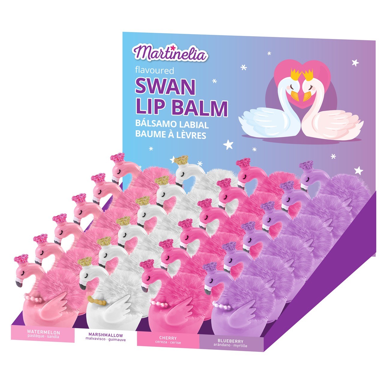 Martinelia swan lip balm 