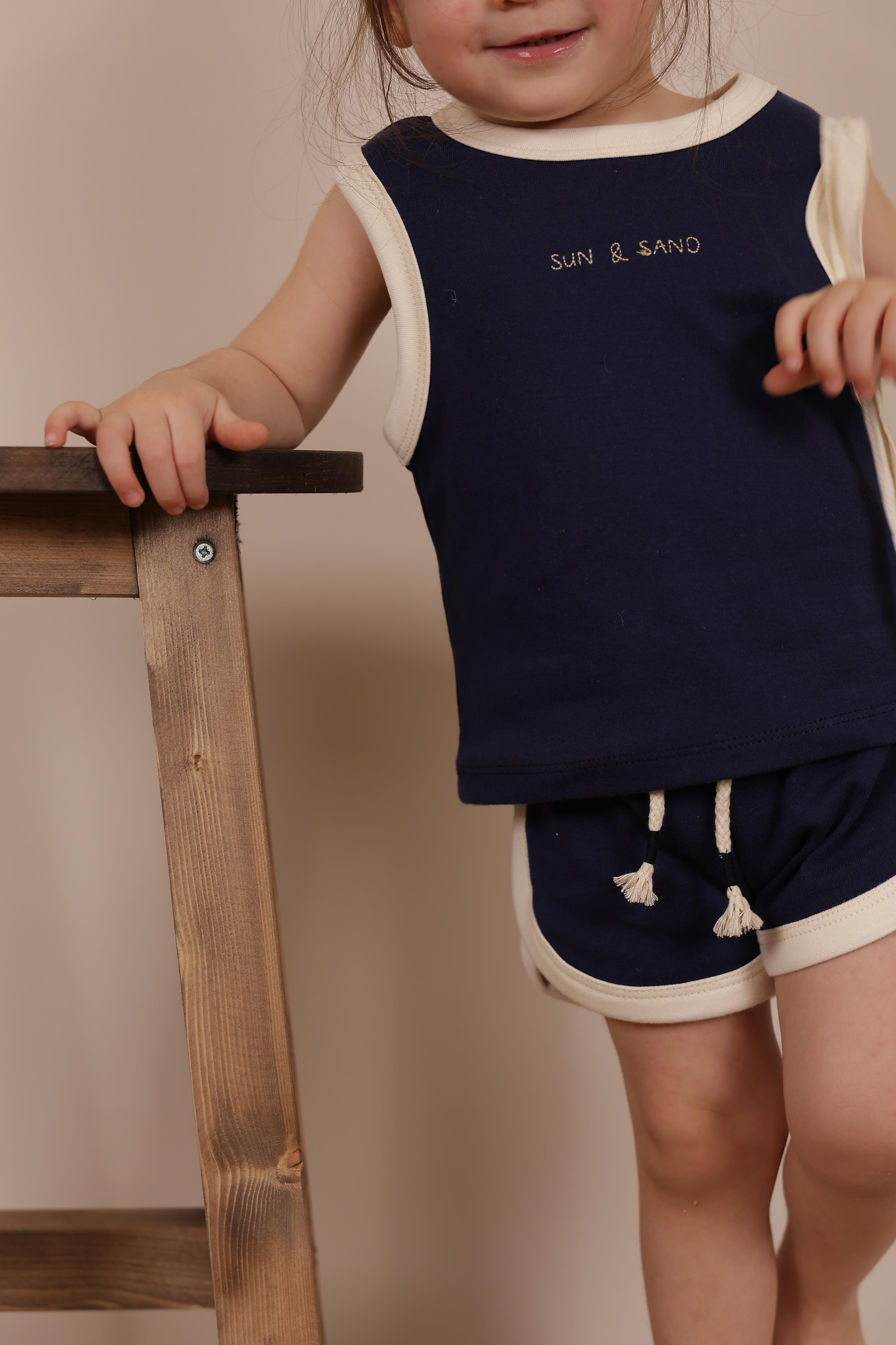 Oh La La Koala Lacivert Unisex Atlet Şort Takım