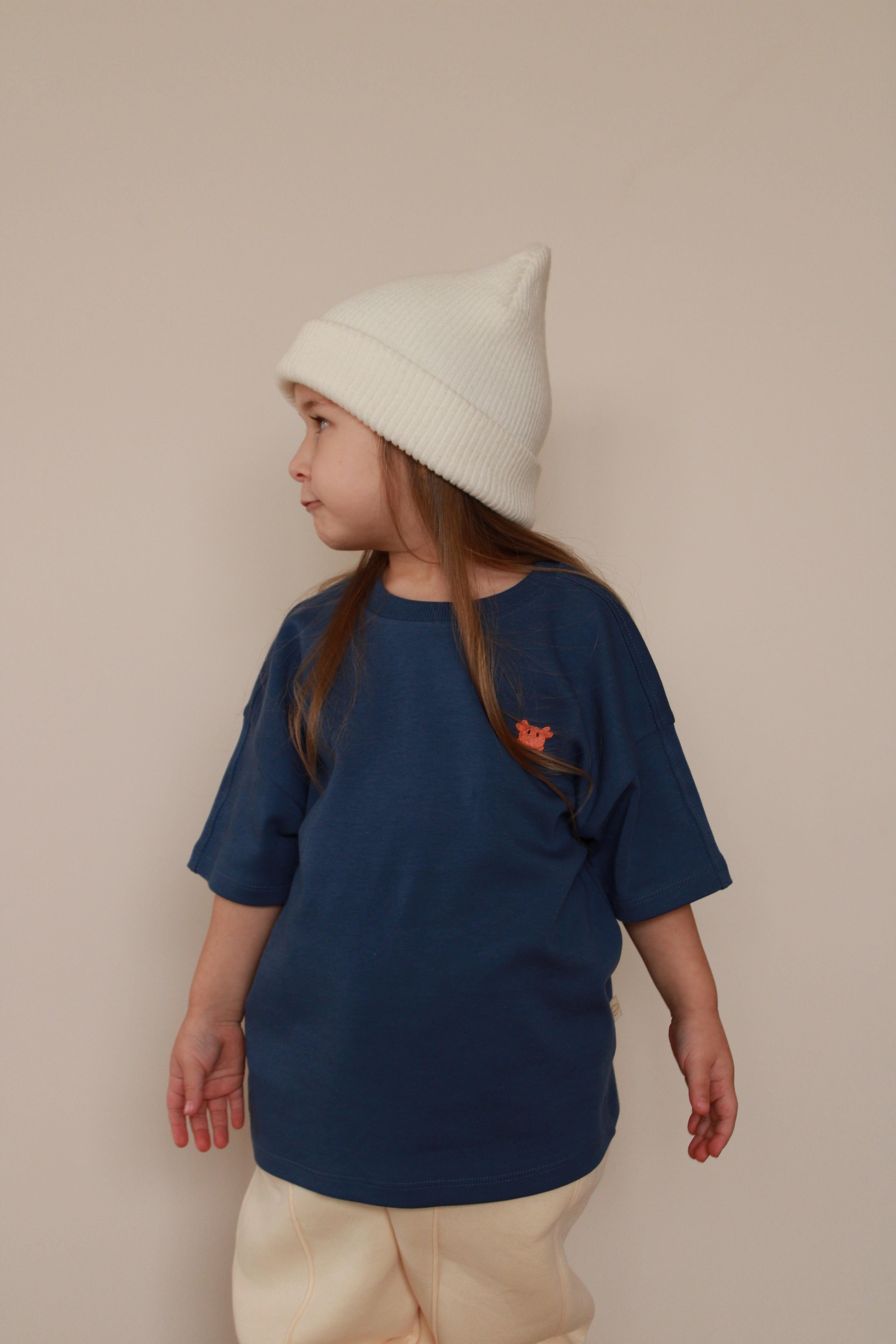 Oh La La Koala Yengeç Nakışlı Oversize T-shirt