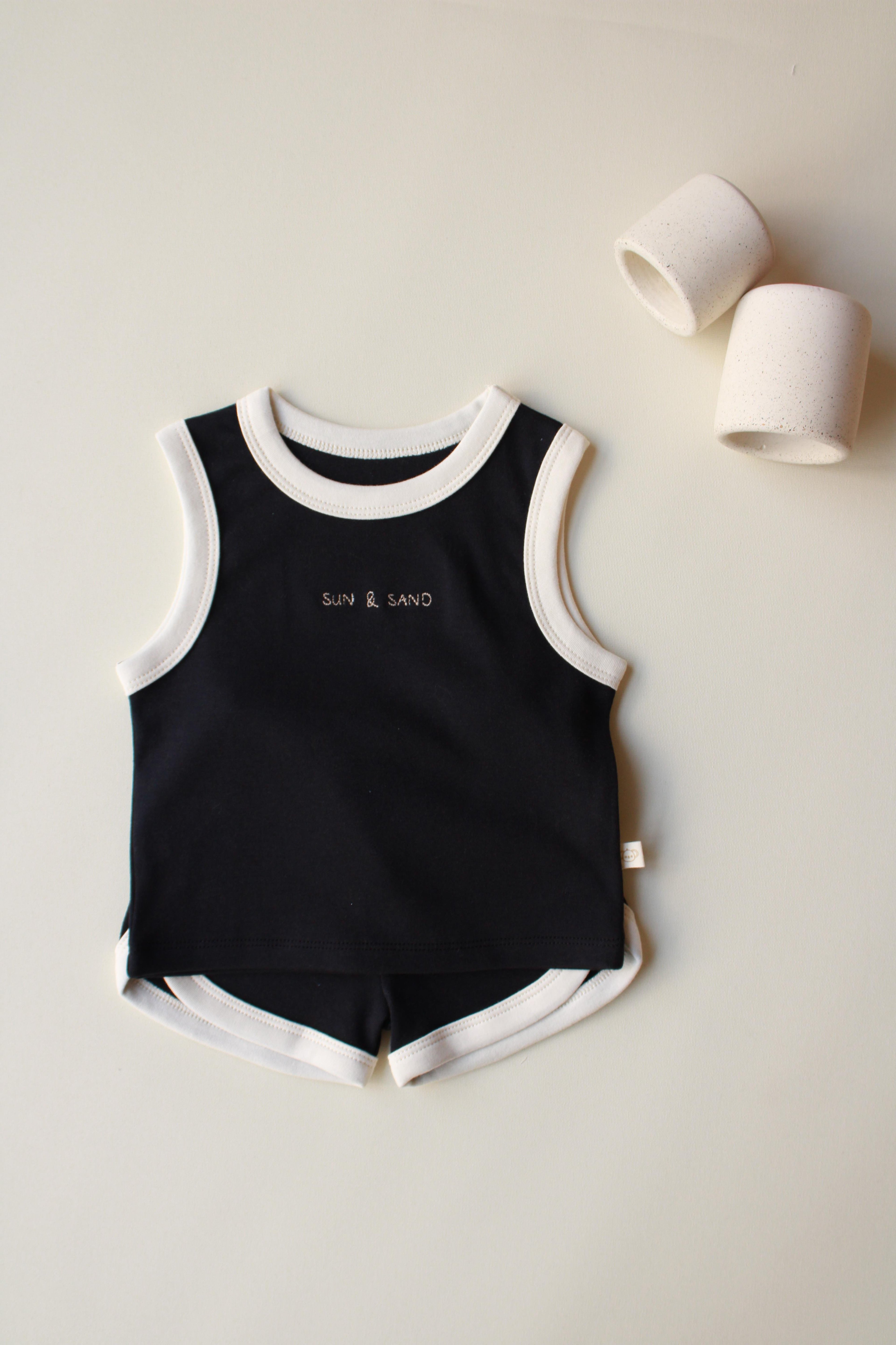 Oh La La Koala Siyah Unisex Atlet Şort Takım