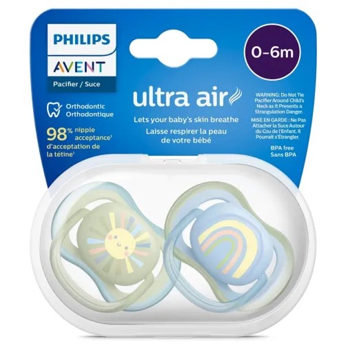 Philips Avent Scf085/58 Ultra Air Emzik 2Li Erkek 0-6 Ay