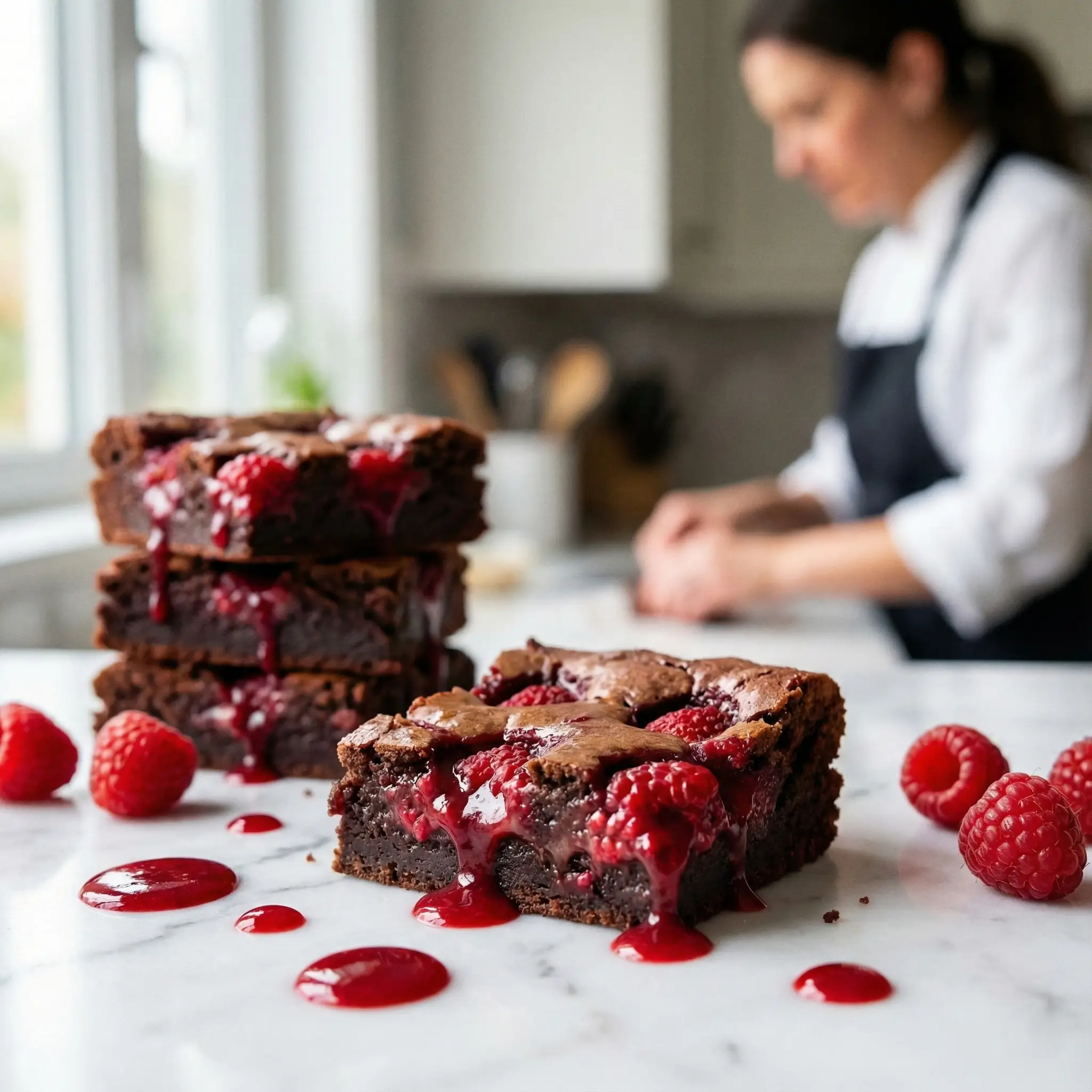 Raspberry Brownie image