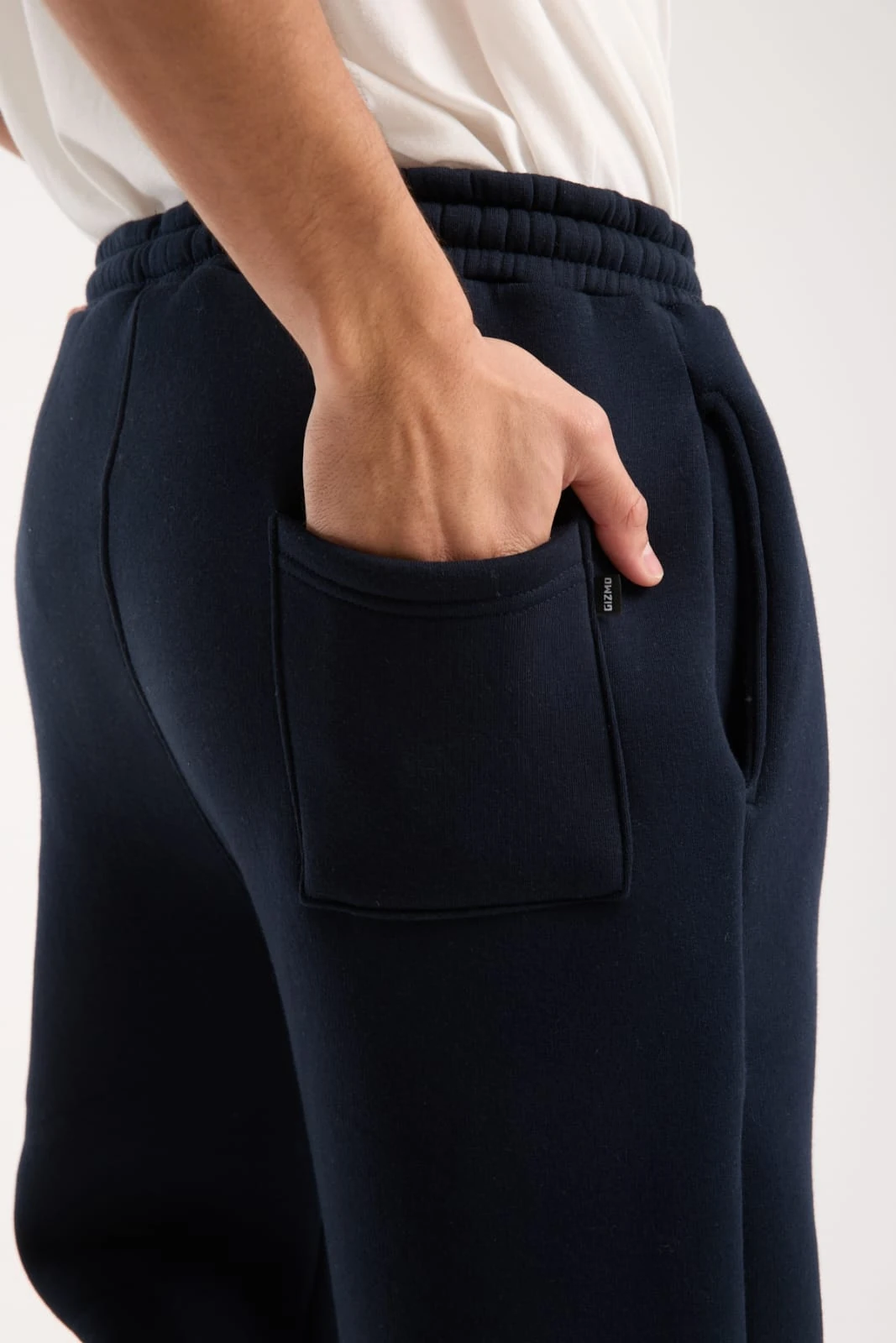 GİZMO KIŞLIK LACİVERT PREMİUM NAKIŞ DETAYLI ÜÇ İPLİK İÇ YÜZEYİ ŞARDONLU EŞOFMAN ALTI 