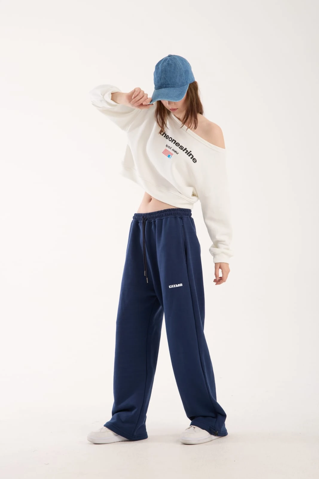 GIZMO Mevsimlik Nakışlı Ayarlanabilir Paça Eşofman Altı