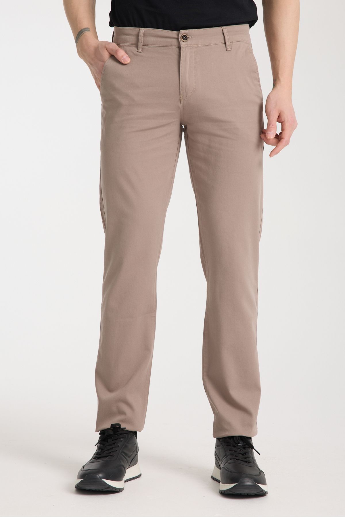 Regular Fit Pamuklu Chino Pantolon
