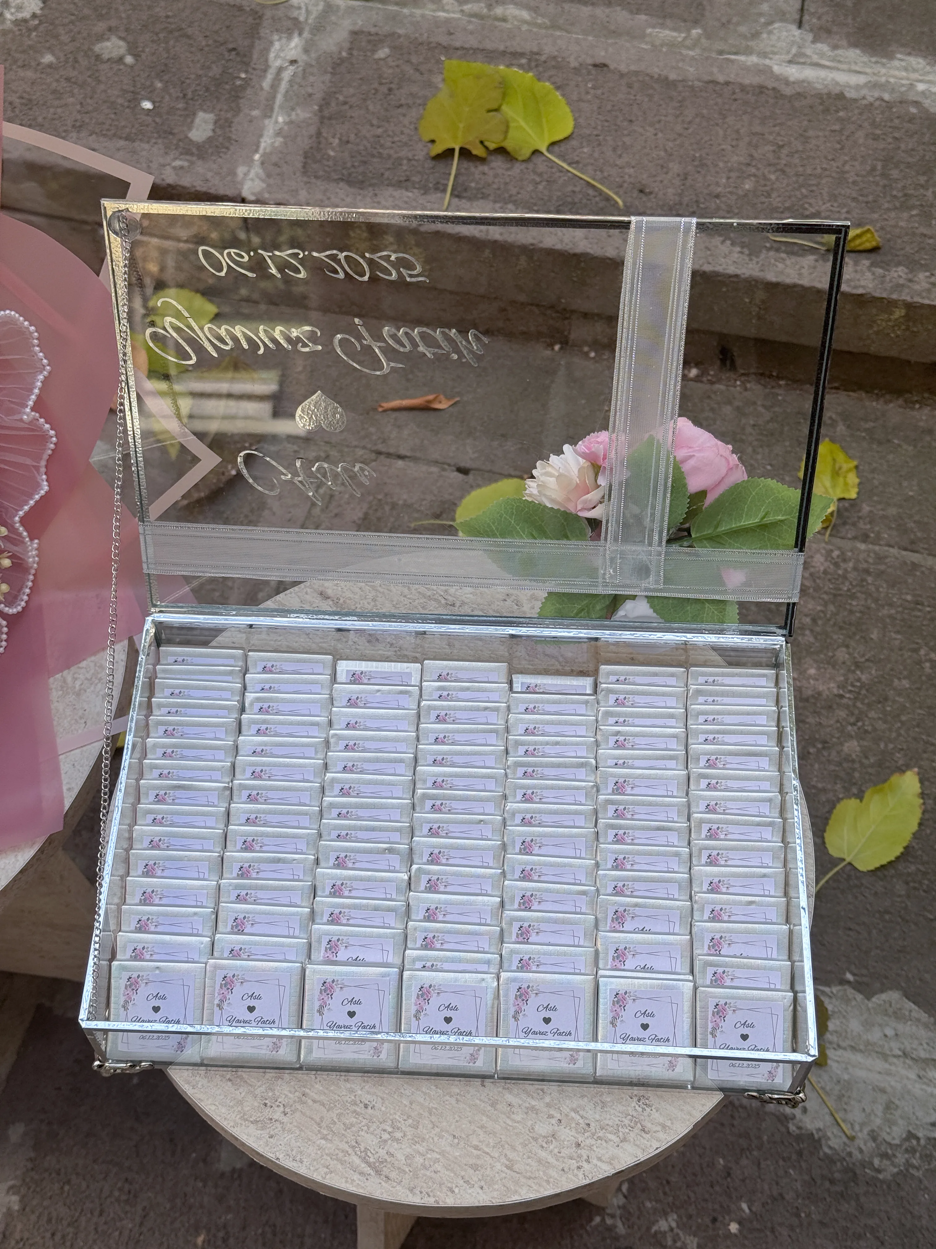 Kız İsteme Çiçeği, Söz Nişan Buketi Yapay Çiçek ve Çikolata 