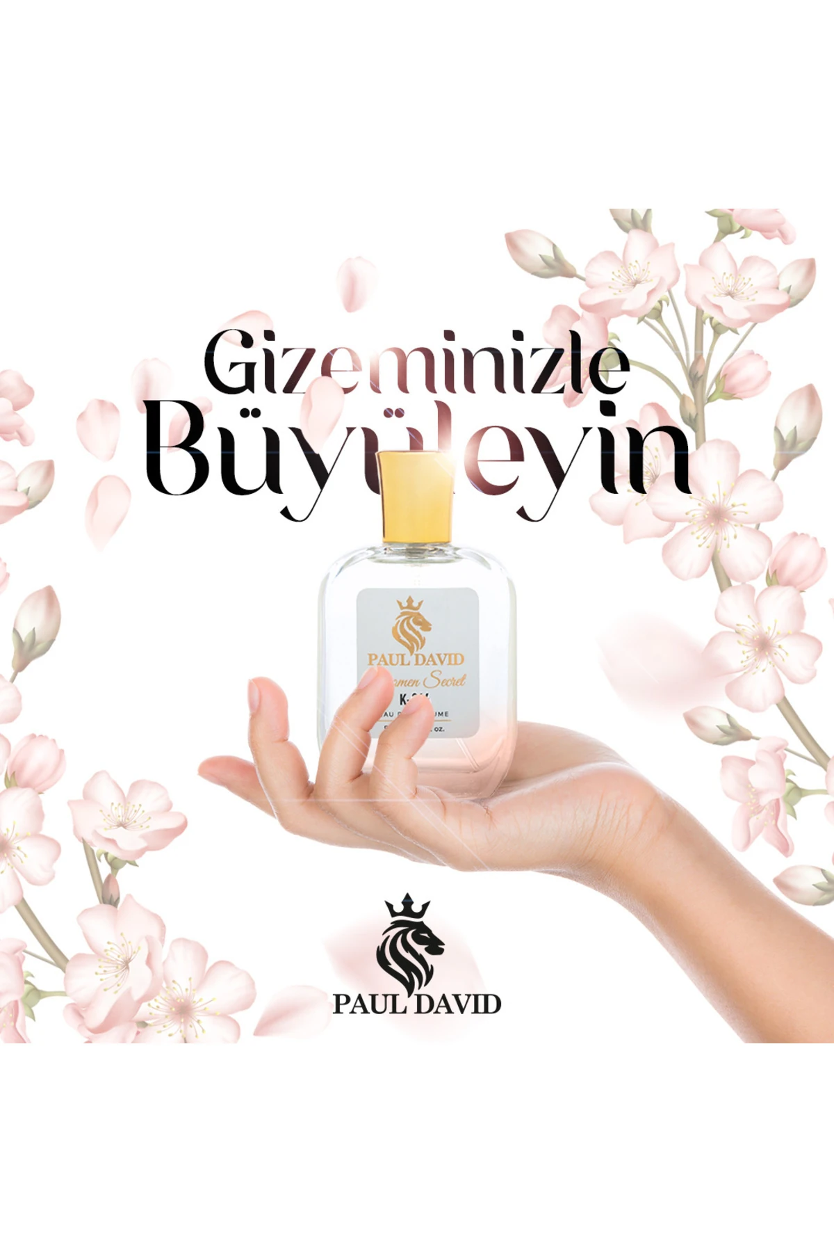 Hediyelik Set Özel Kadın Edp Parfüm Ve Mor Deri Kartlık- Pralin, Vanilya, Yasemin Notalari, K-203