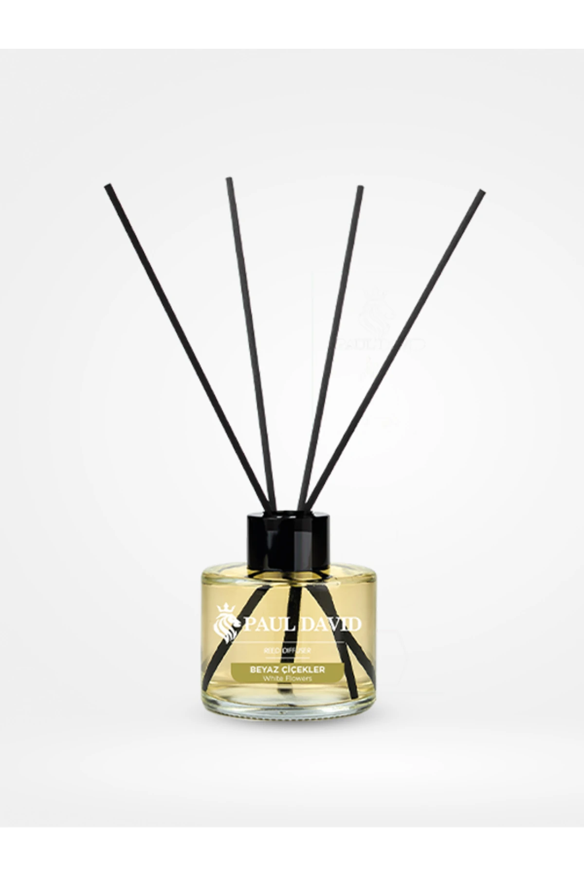 Beyaz Çiçekler Yüksek Koku Yayılımlı Dekoratif Bambu Çubuklu Oda Kokusu 145 ml