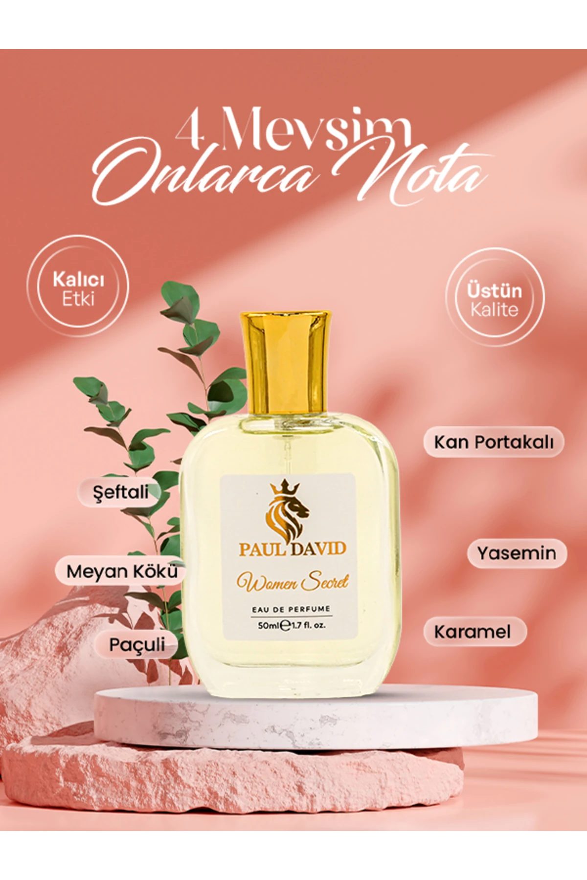 K-184 ÇİÇEK ODUNSU PARFÜM UZUN SÜRE KALICI 50ML