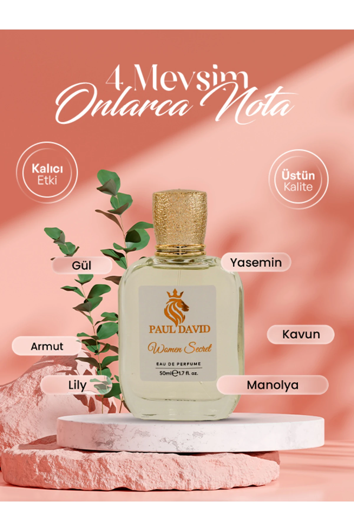 K-063 ÇİÇEK MEYVE PARFÜM UZUN SÜRE KALICI 50ML